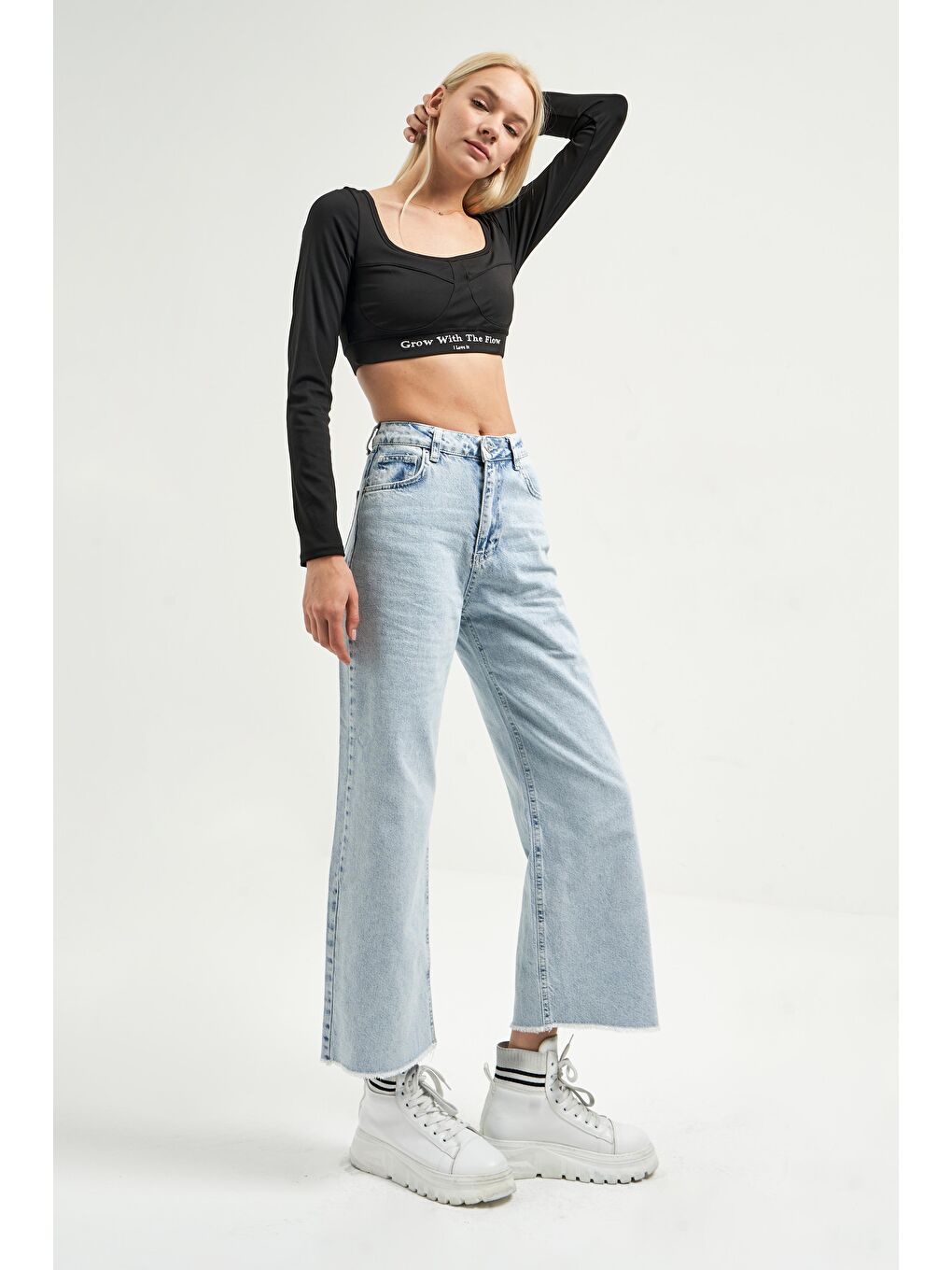 Mavi Kadın Snow Straight Fit Bol Kesim %100 Pamuk Denim-2