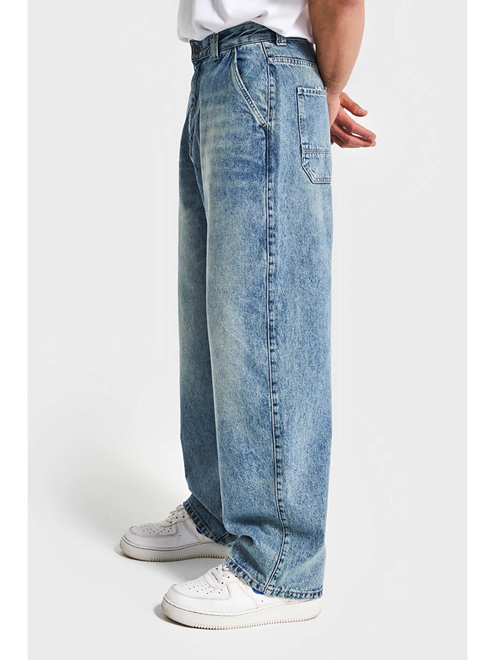 Mavi Erkek T.Kot Rengi 4w5-32 Skater Fit Bol Kesim %100 Pamuk Denim Jean-2