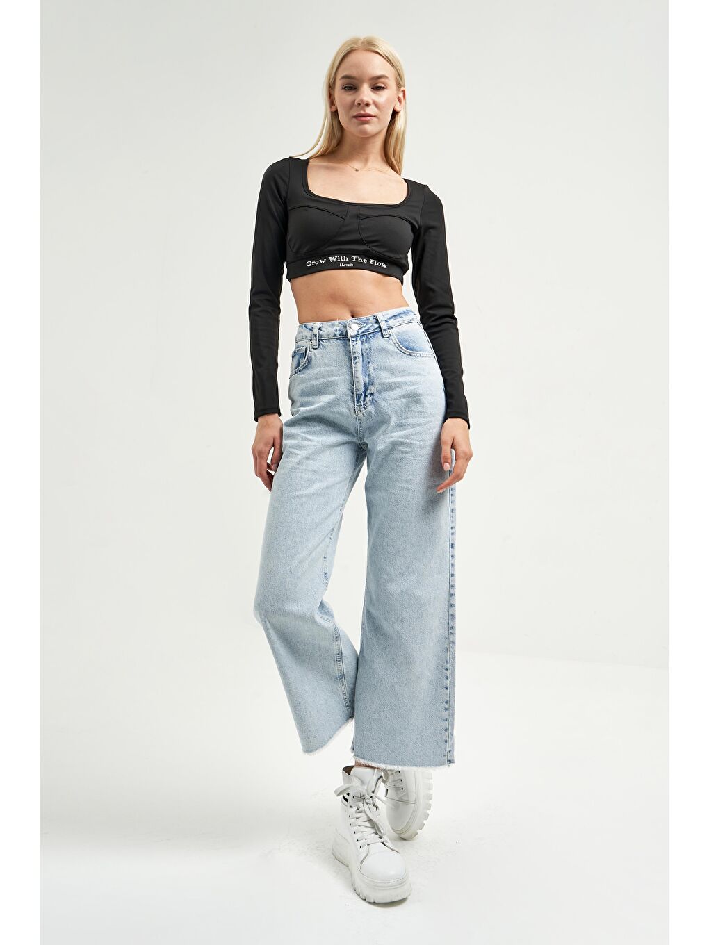 Mavi Kadın Snow Straight Fit Bol Kesim %100 Pamuk Denim-3