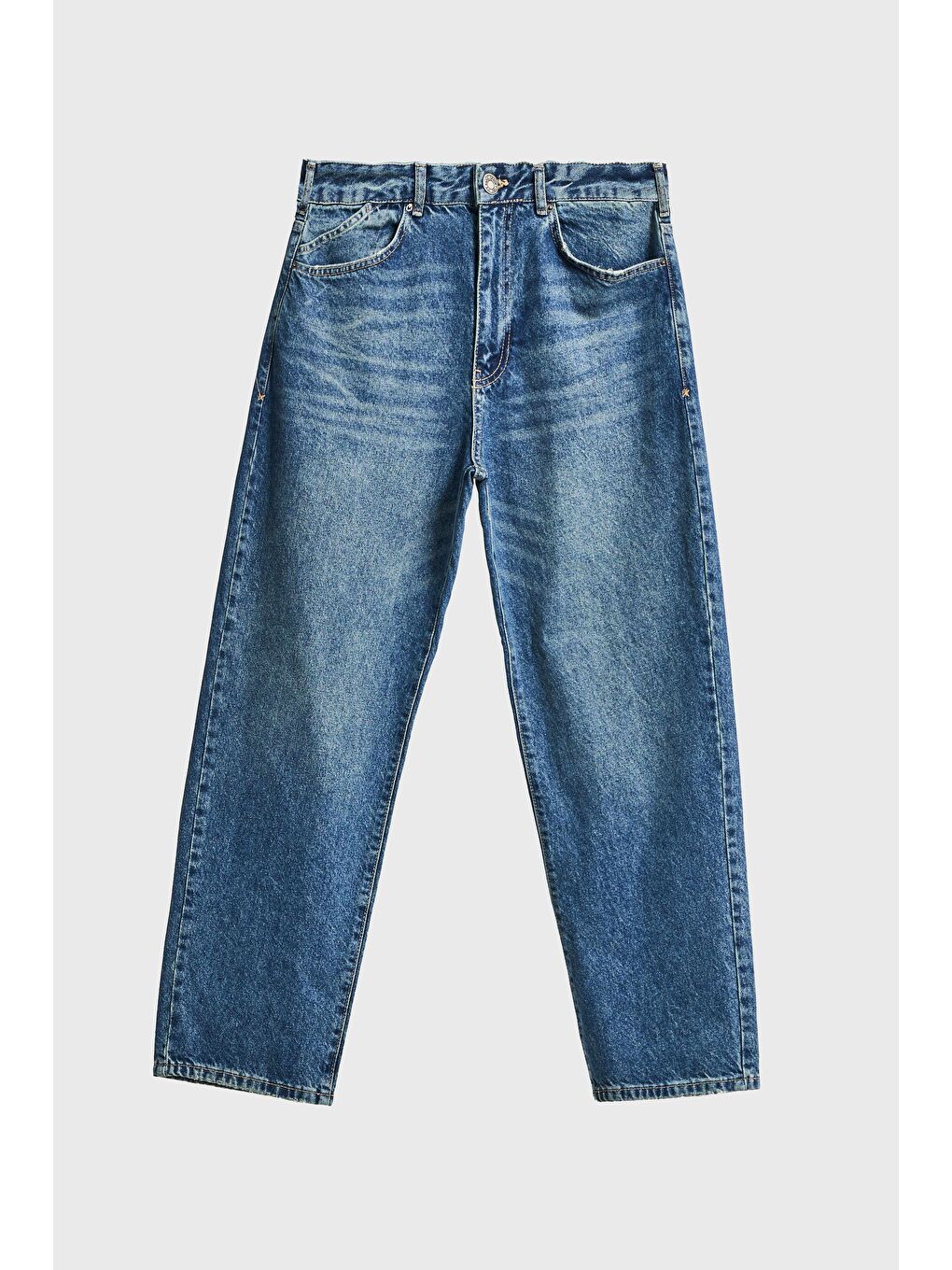 Mavi Erkek Koyu T.Kot Rengi 4w5-31 Loose Fit %100 Pamuk Denim Jean-1