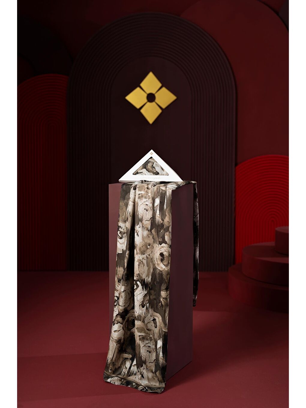 Kahverengi Kadın Mellas Soft Şal