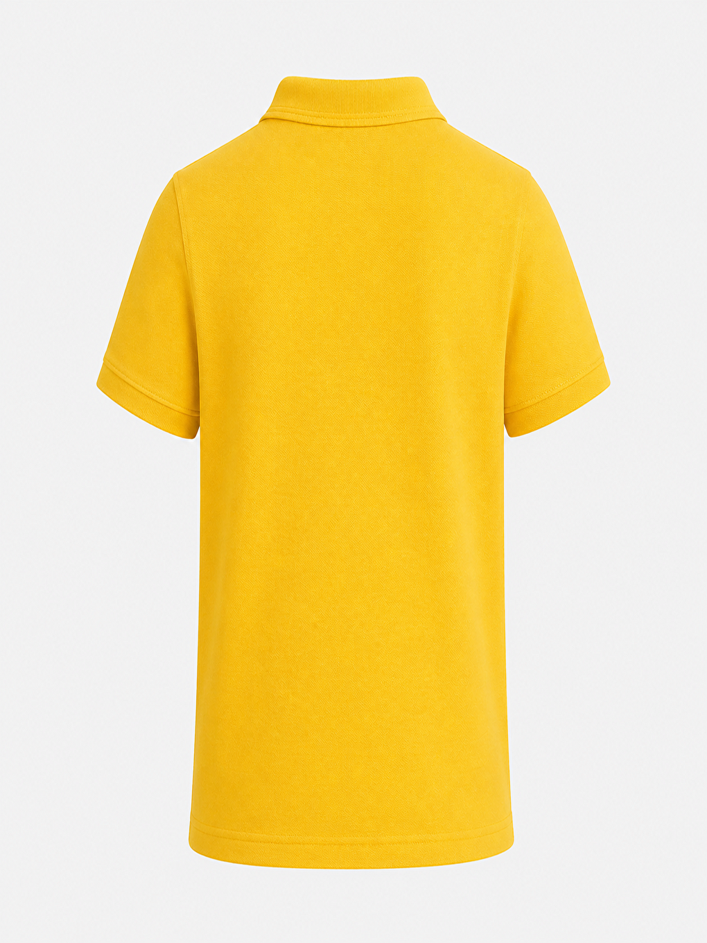Sarı Kids Polo Yaka Basic Kısa Kollu Unisex Çocuk Tişört-3