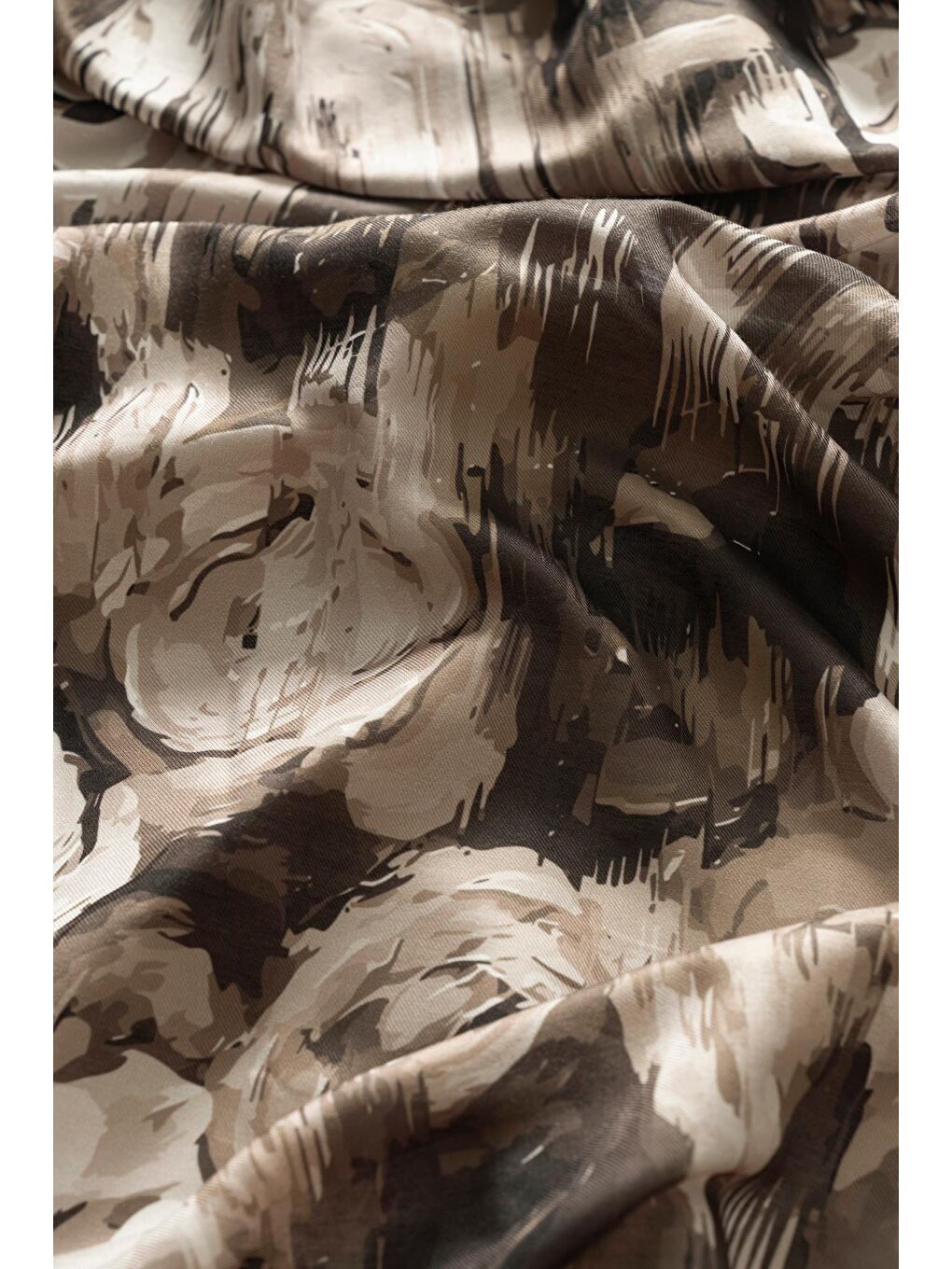 Kahverengi Kadın Mellas Soft Şal-3