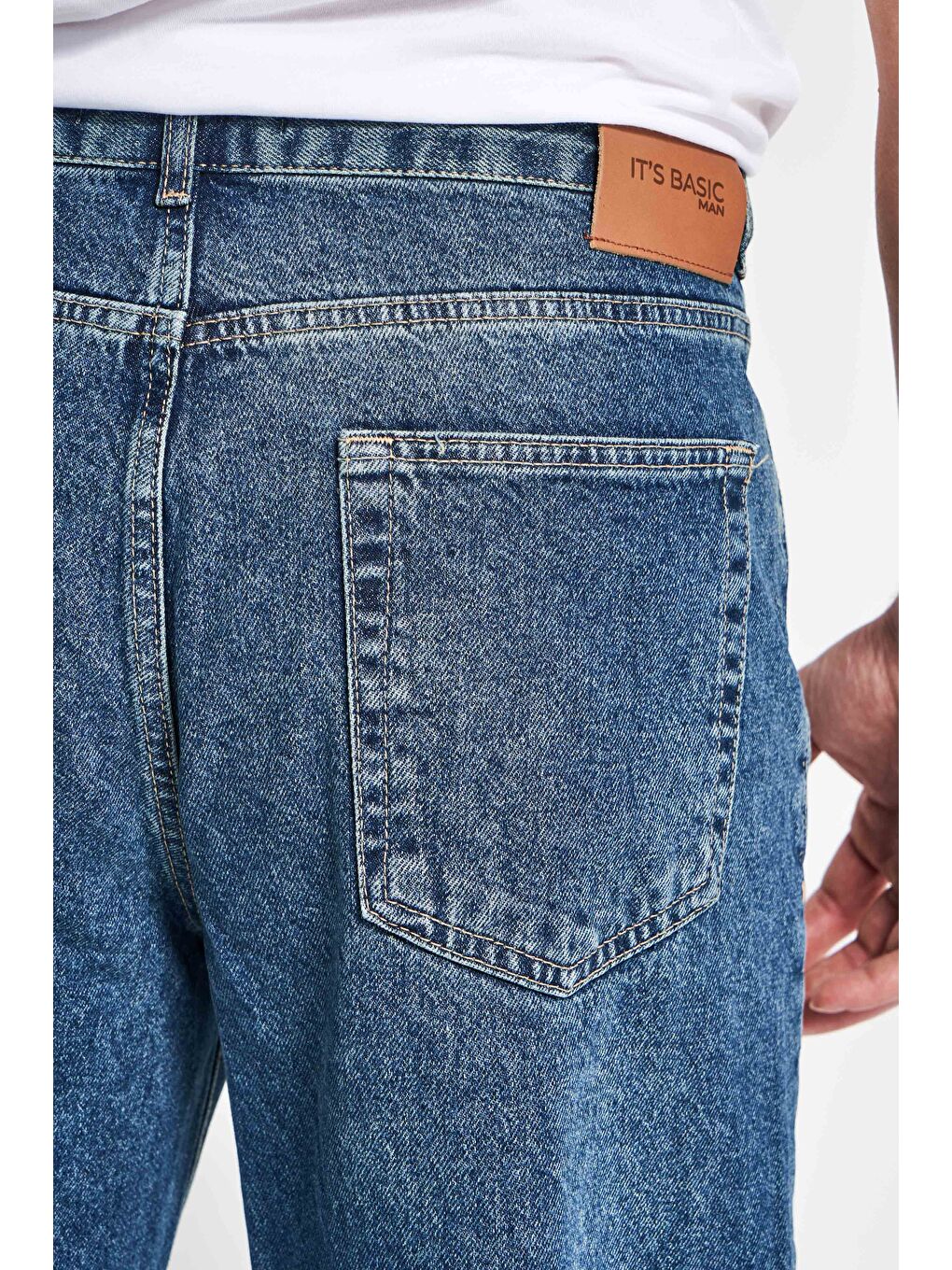 Mavi Erkek Koyu T.Kot Rengi 4w5-31 Loose Fit %100 Pamuk Denim Jean-2