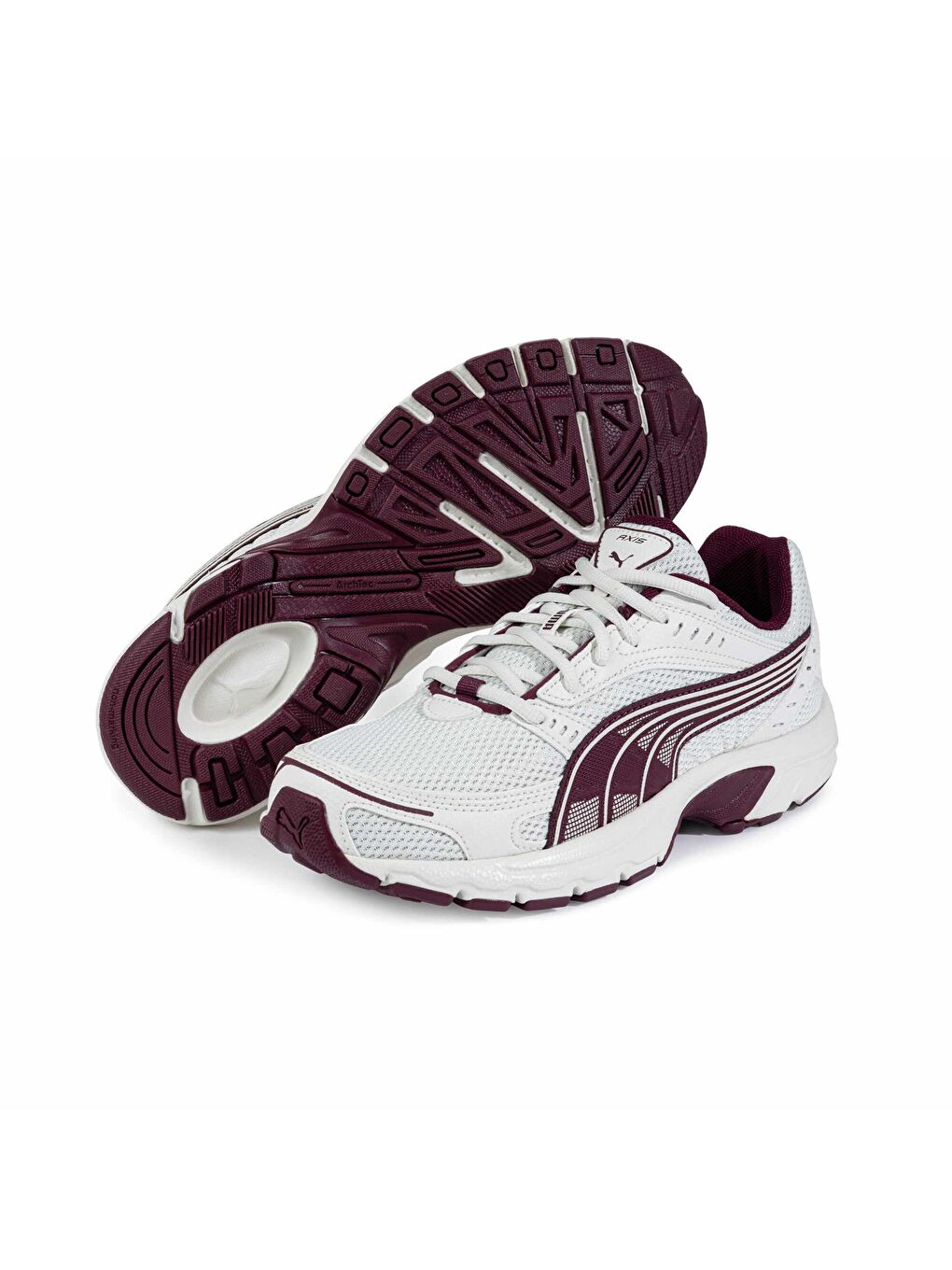 AXIS Gri - Bordo Erkek Spor Ayakkabı-1