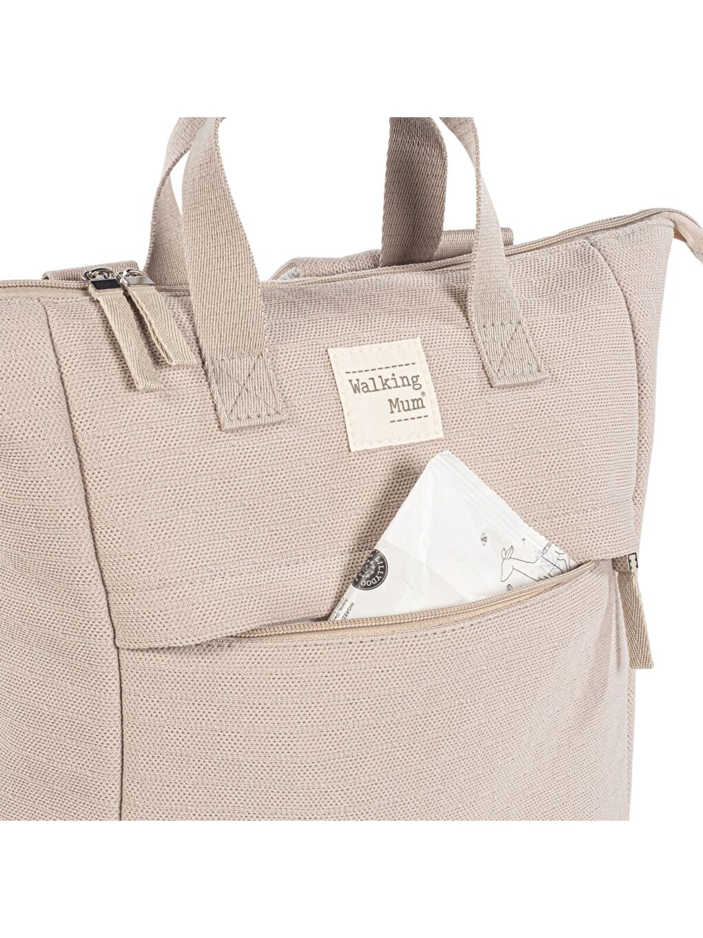 Eco Mum Bebek Bakım Sırt Çantası Apricot-6