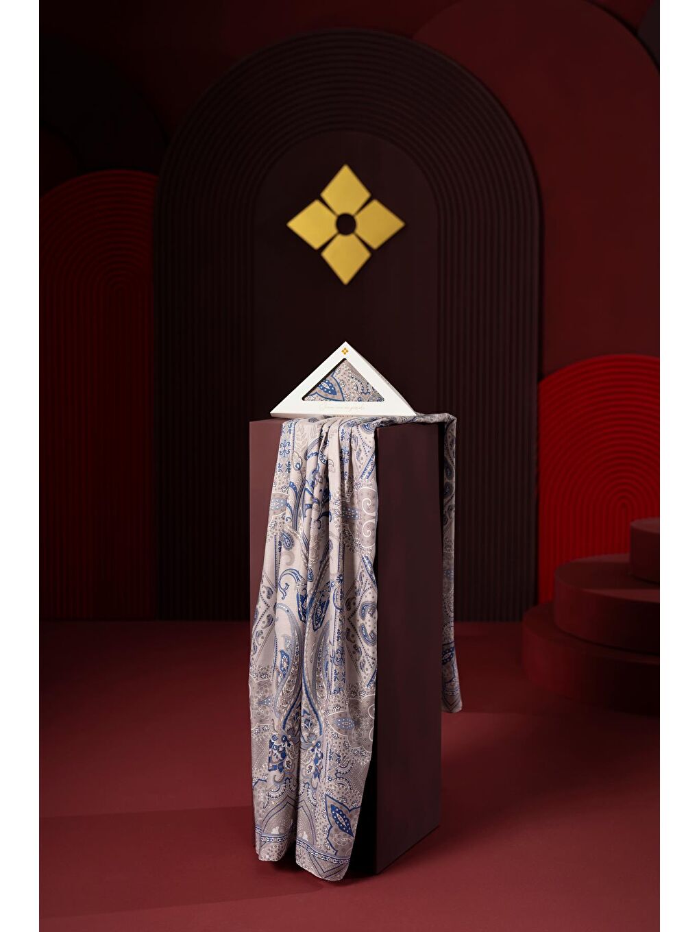 Lacivert Kadın Teos Soft Şal