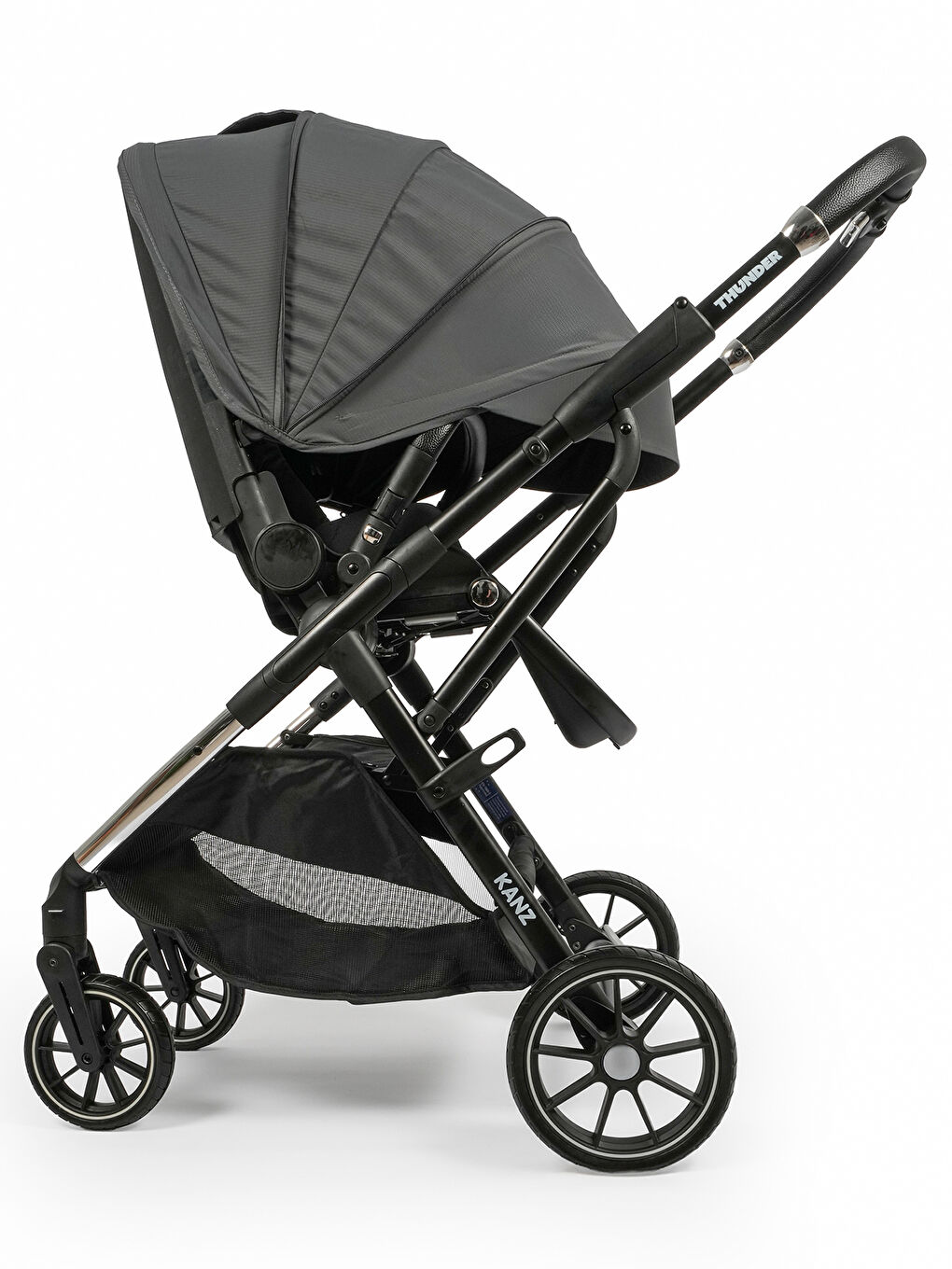 Thunder Travel Sistem Bebek Arabası Gri-2