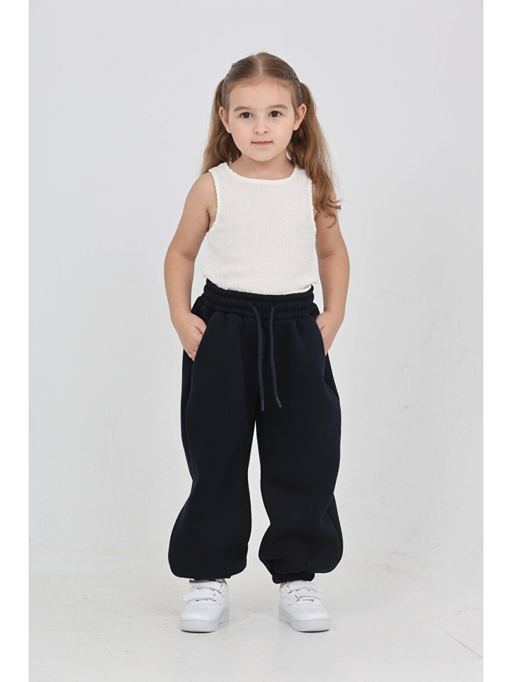 Lacivert Unisex Çocuk Eşofman Alt