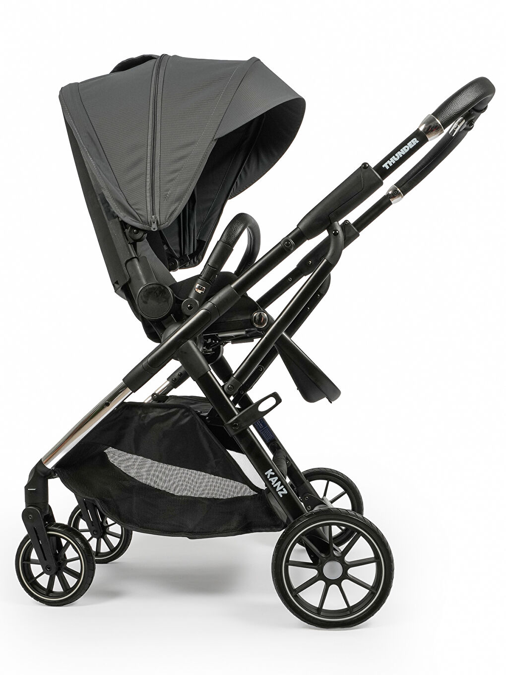 Thunder Travel Sistem Bebek Arabası Gri-3