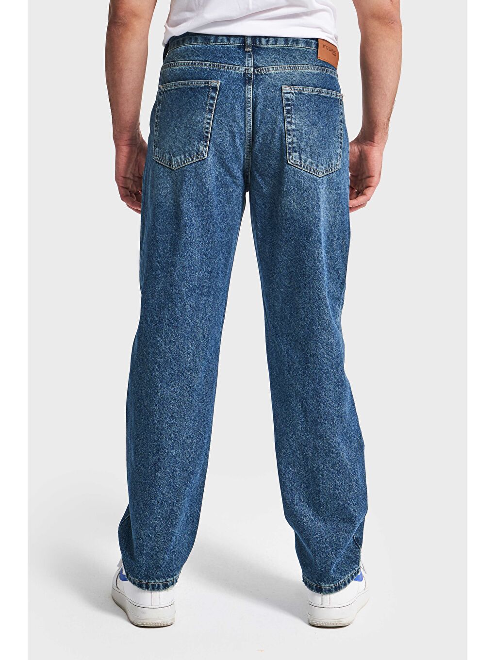 Mavi Erkek Koyu T.Kot Rengi 4w5-31 Loose Fit %100 Pamuk Denim Jean-4