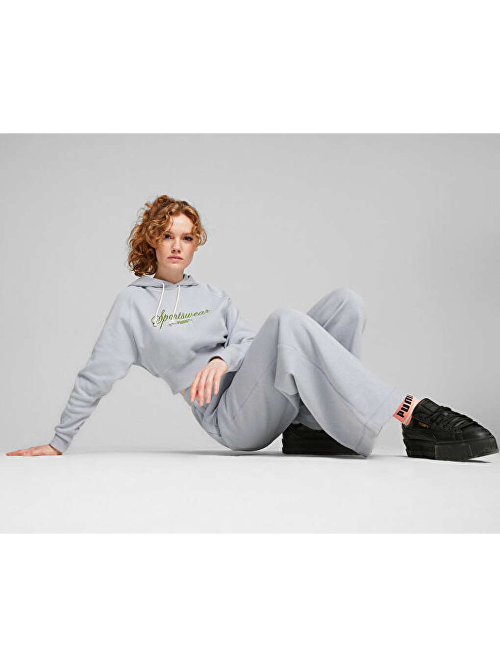 Classics+ Relaxed Hoodie Kadın Günlük Sweatshirts 62427363 Gri-2