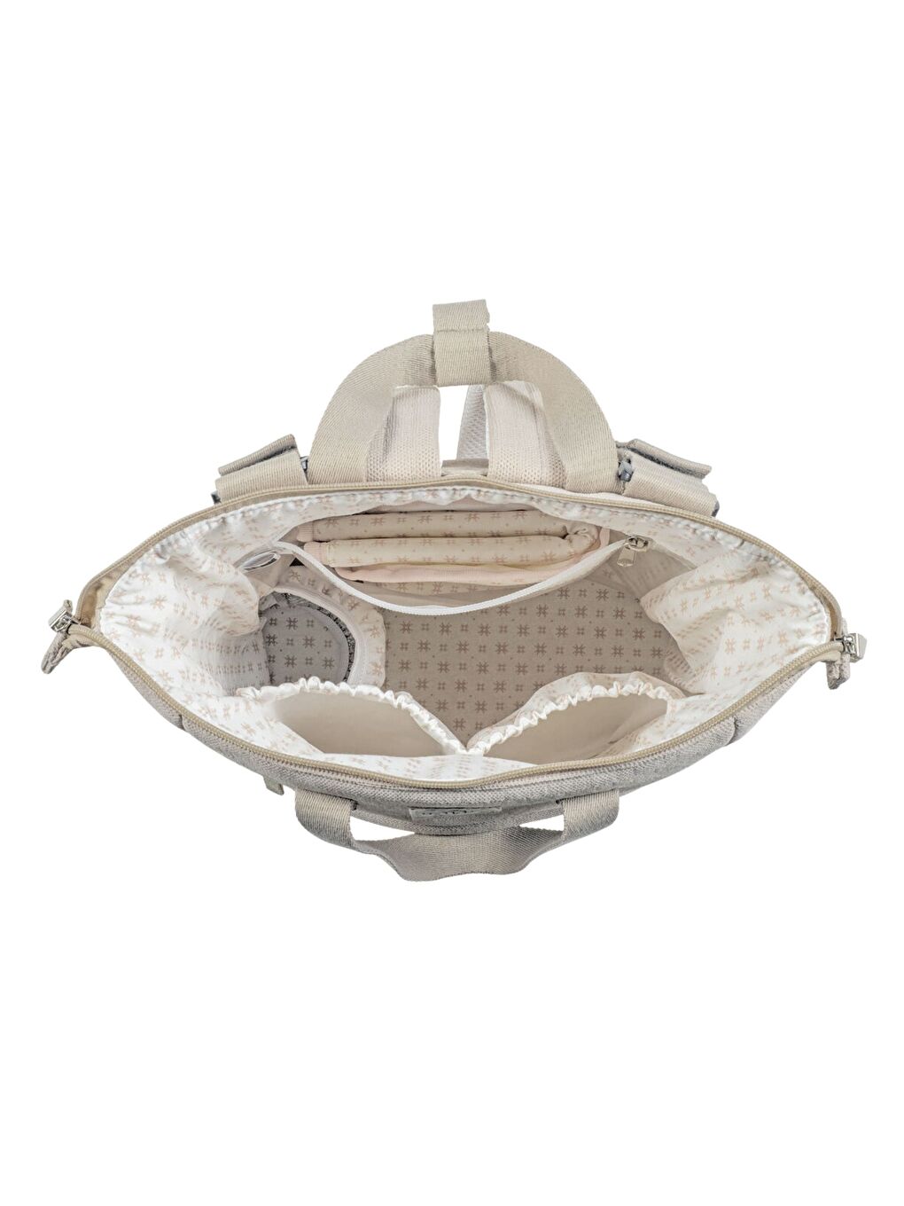 Eco Mum Bebek Bakım Sırt Çantası Apricot-7