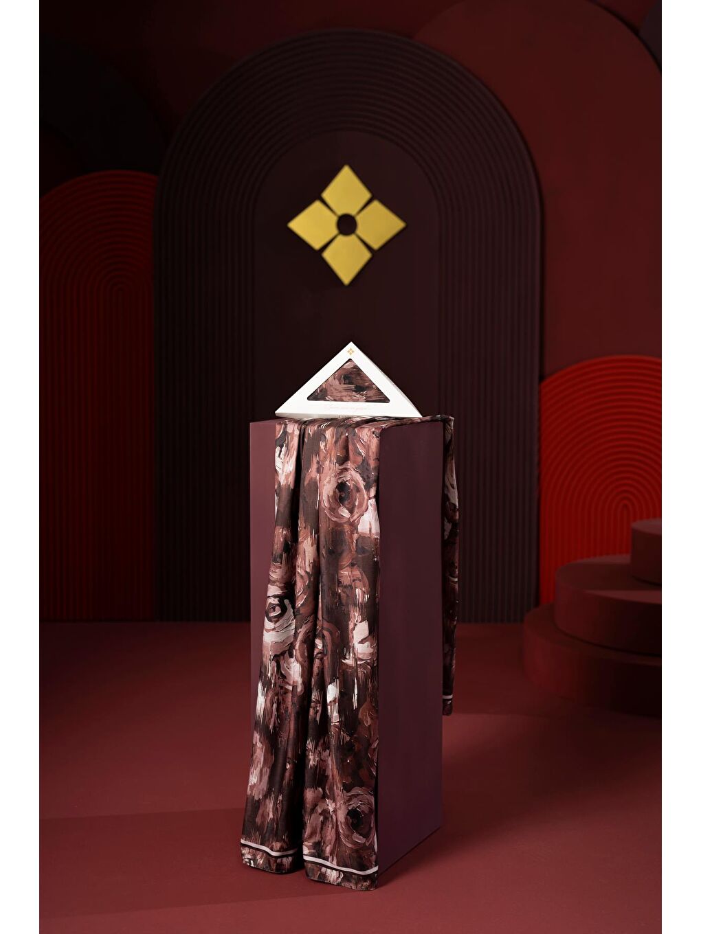 Kahverengi Kadın Mellas Soft Şal