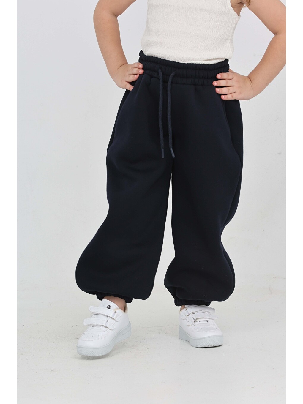 Lacivert Unisex Çocuk Eşofman Alt-1