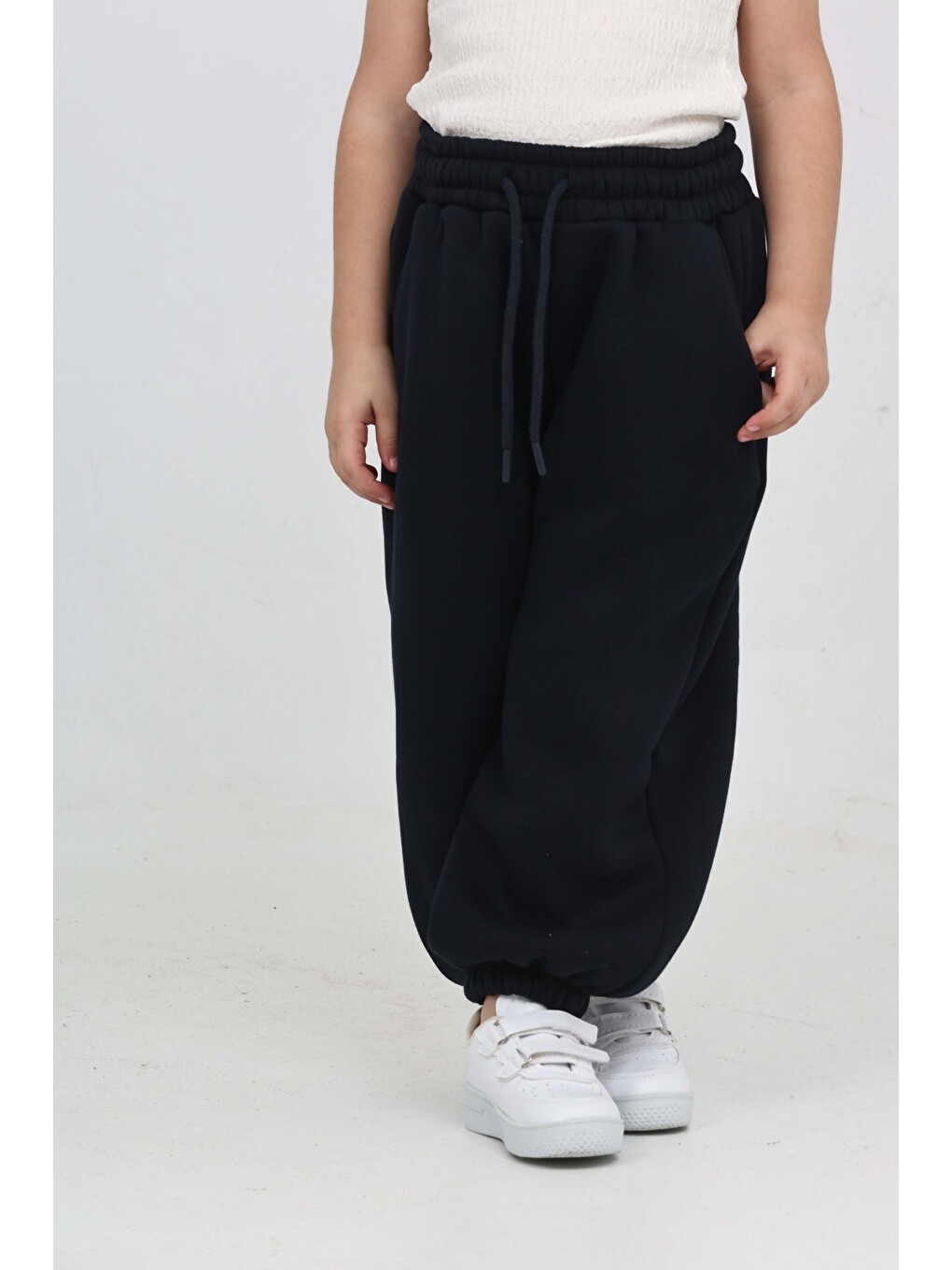 Lacivert Unisex Çocuk Eşofman Alt-3