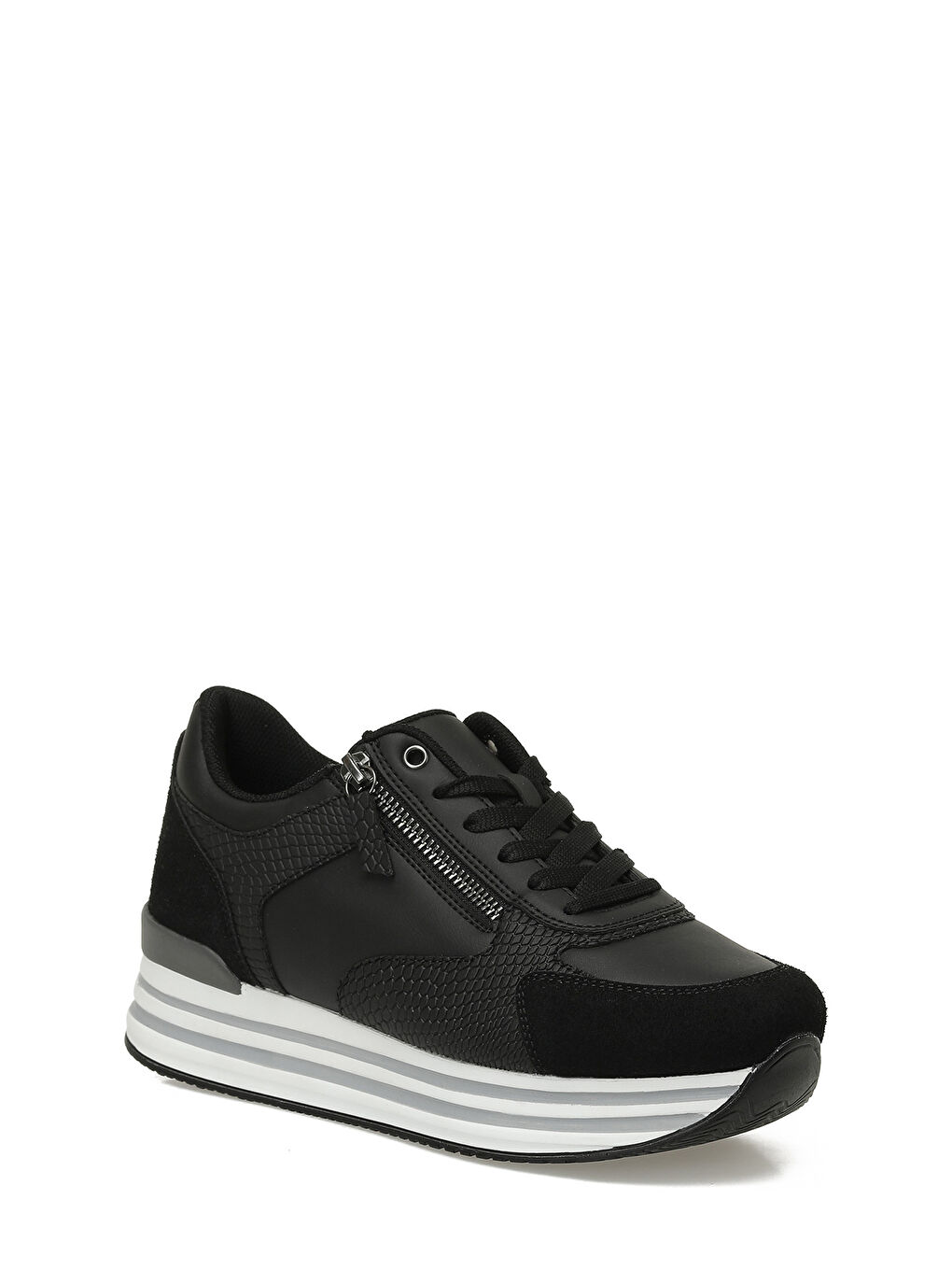 ANNA W 5PR Siyah Kadın Sneaker-1