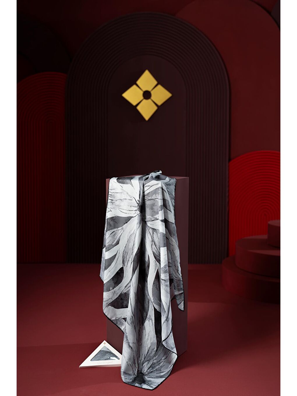 Antrasit Kadın Masalia Soft Eşarp