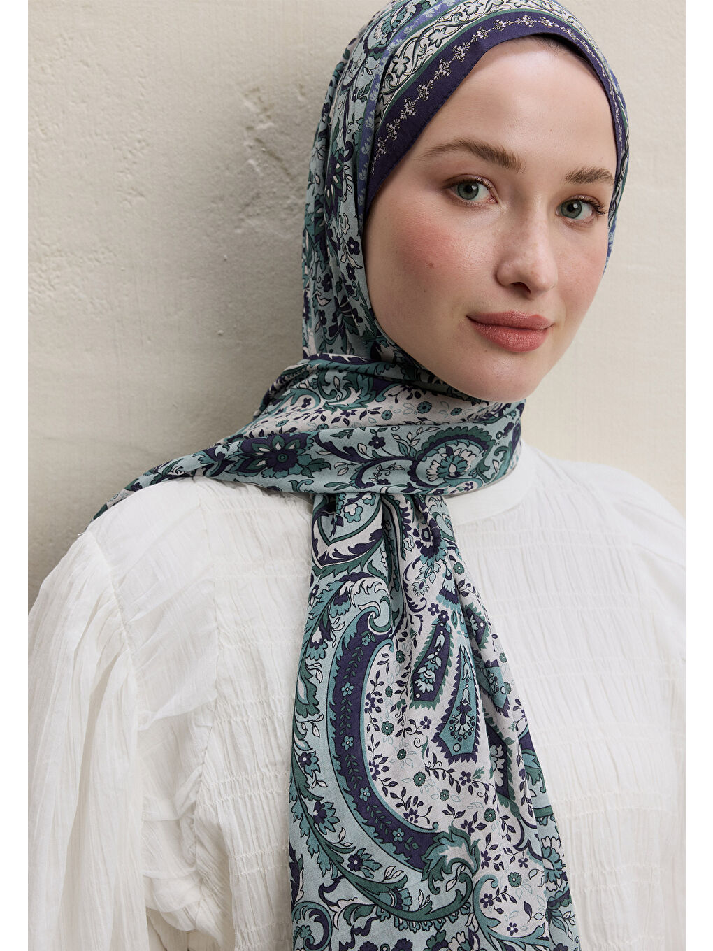 Lila Elegant Desen Şal Lavanta-2