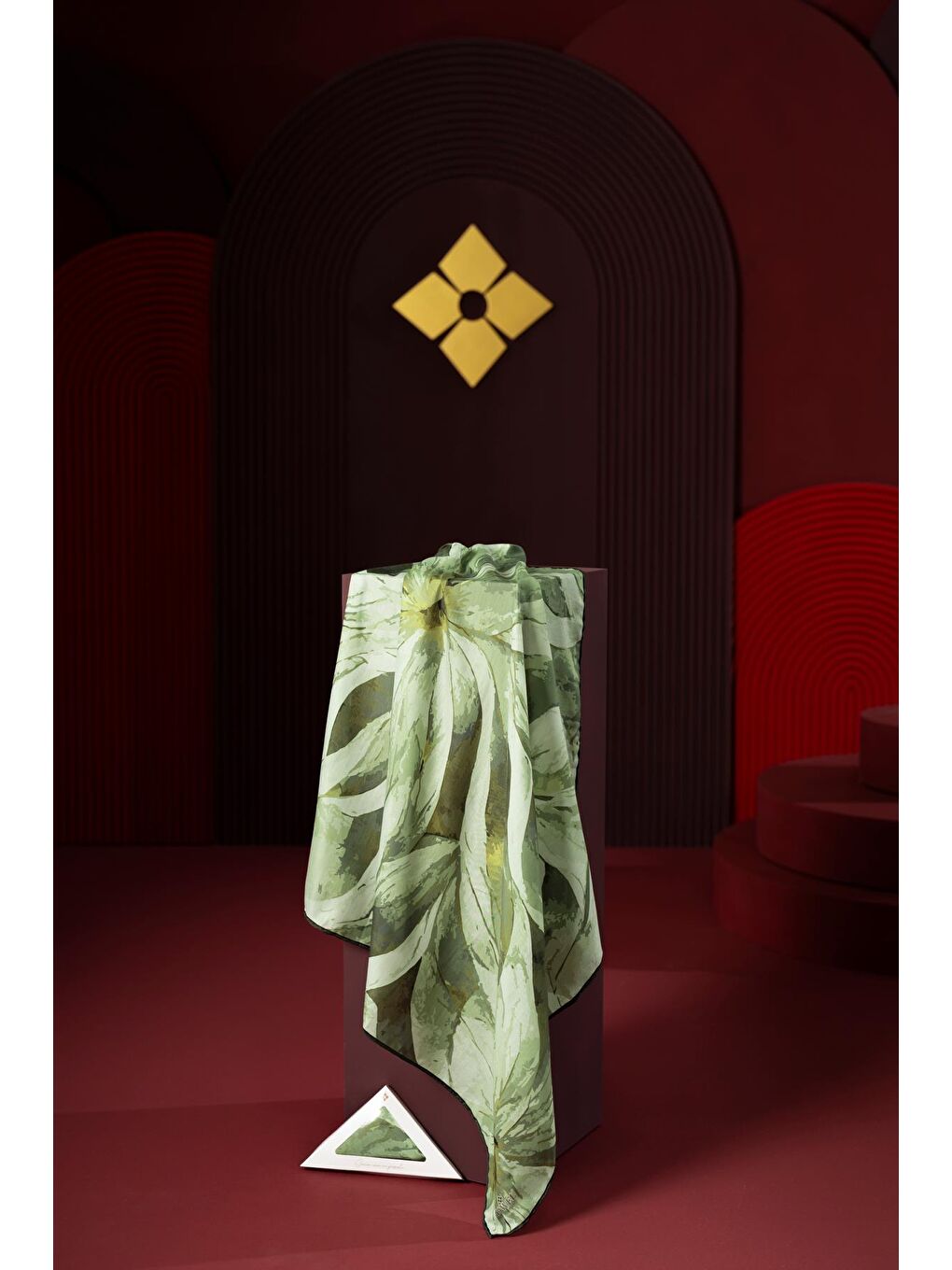 Haki Kadın Masalia Soft Eşarp