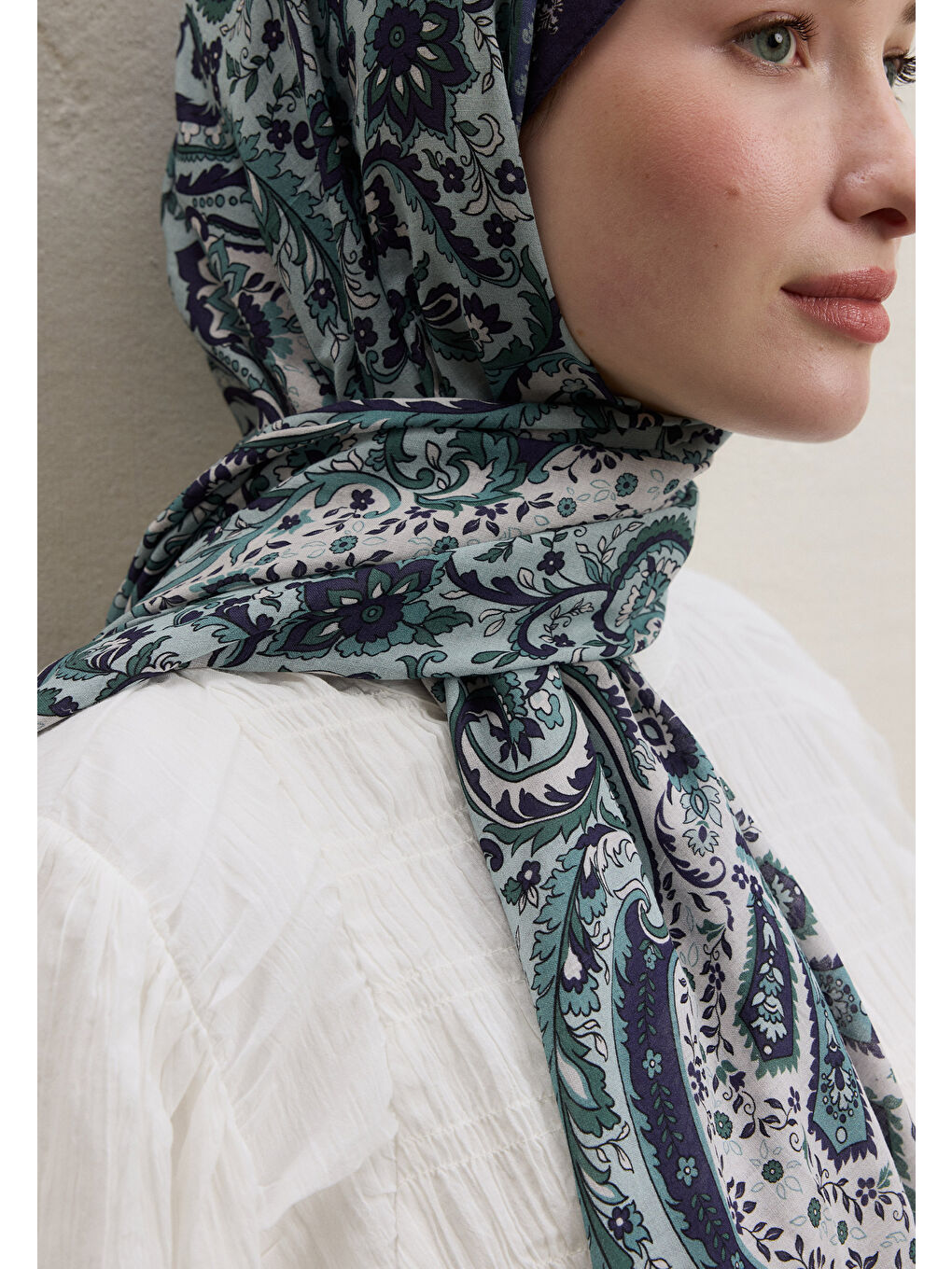 Lila Elegant Desen Şal Lavanta-3