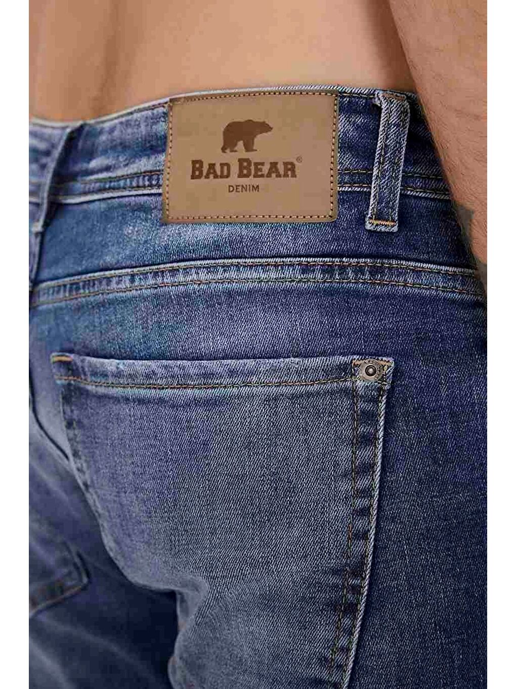 Bad Bear Açık Mavi Franco Jeans Light Mavi Erkek Denim Pantolon - 5