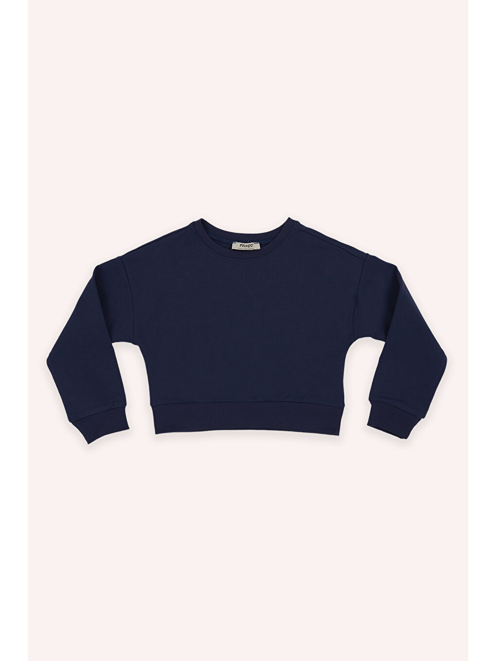 Lacivert Kız Çocuk Sweatshirt Pudra
