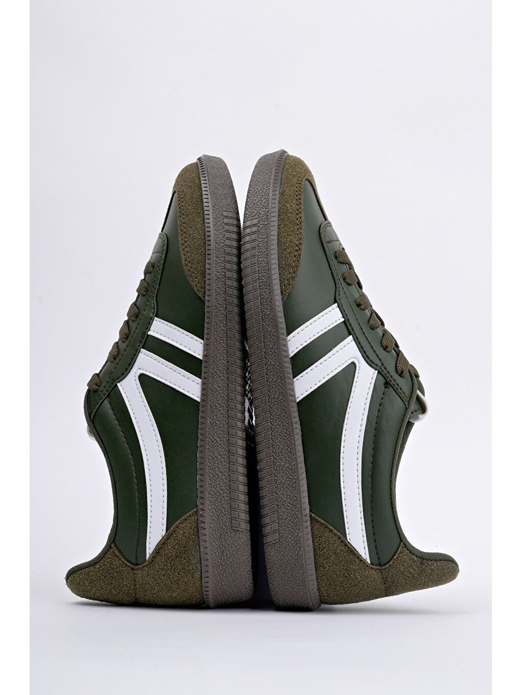 Haki GARCİA Unisex Ortopedik Günlük Bağcıklı Yürüyüş Koşu Sneaker Spor Ayakkabı-2