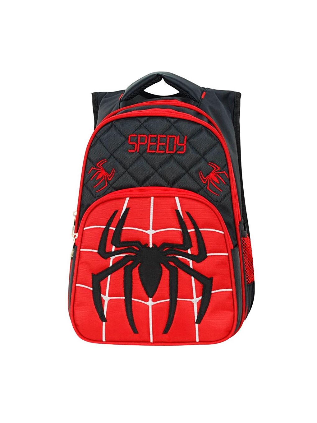 3 Bölmeli İlkokul Çantası ve Beslenme Çantası Speedy Kırmızı-Siyah 2018-1-2