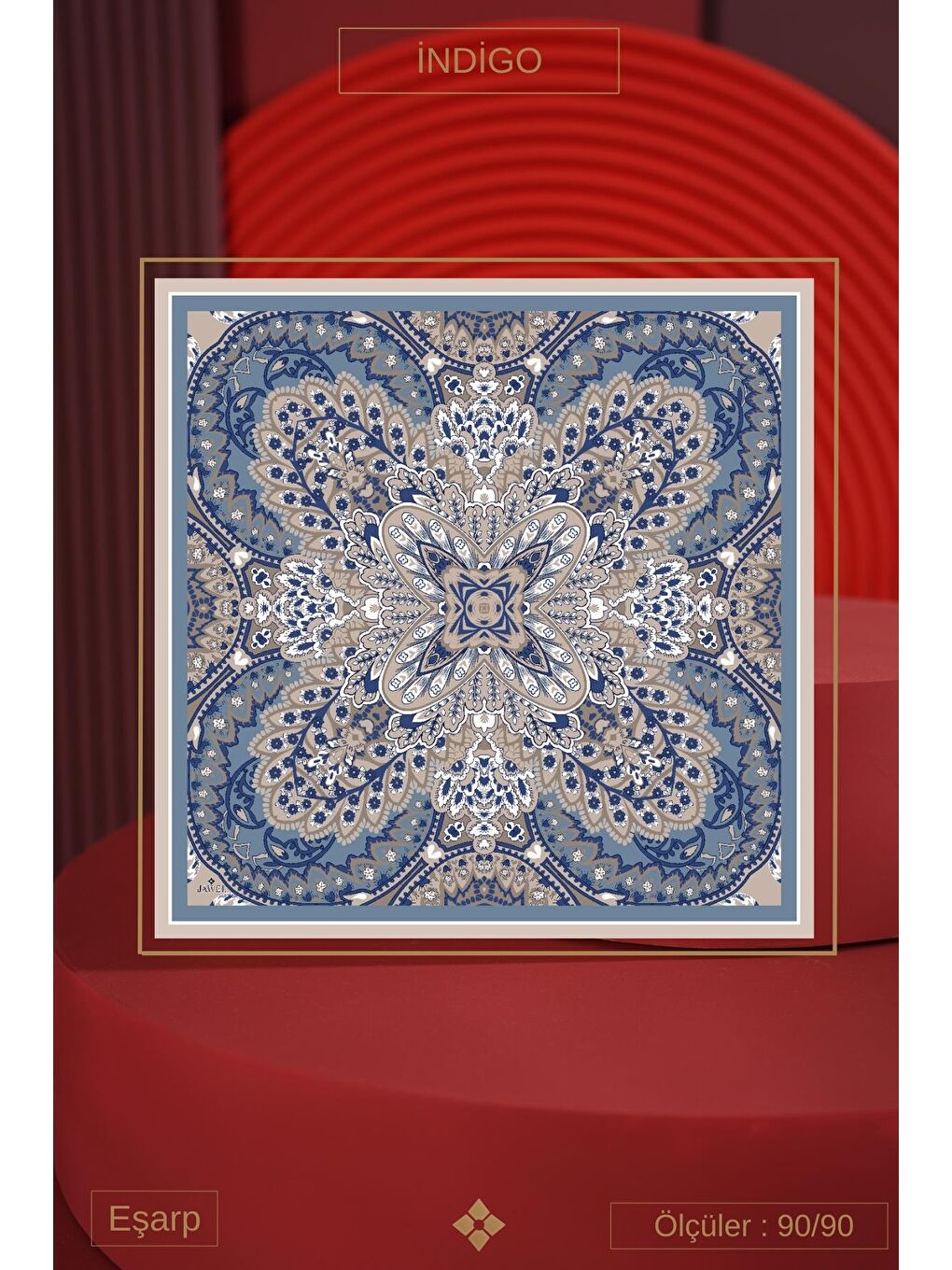 İndigo Kadın Capua Soft Eşarp-3