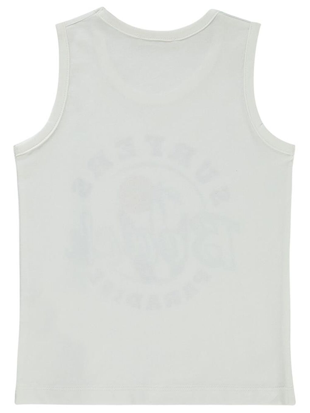 Beyaz Boys Surfer Beach Baskılı 2-5 Yaş Tişört-1