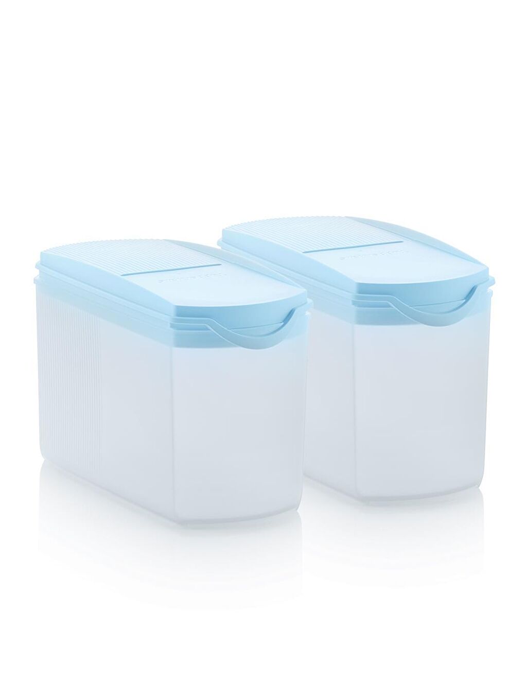 Tupperware Mavi Yer Kaplamaz Kap Ada 1L 2'li Set