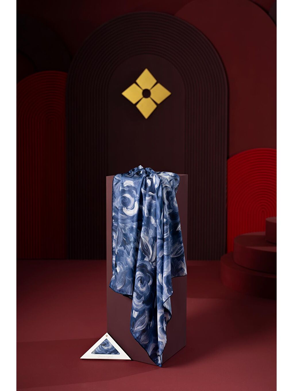 Lacivert Kadın Mirla Soft Eşarp