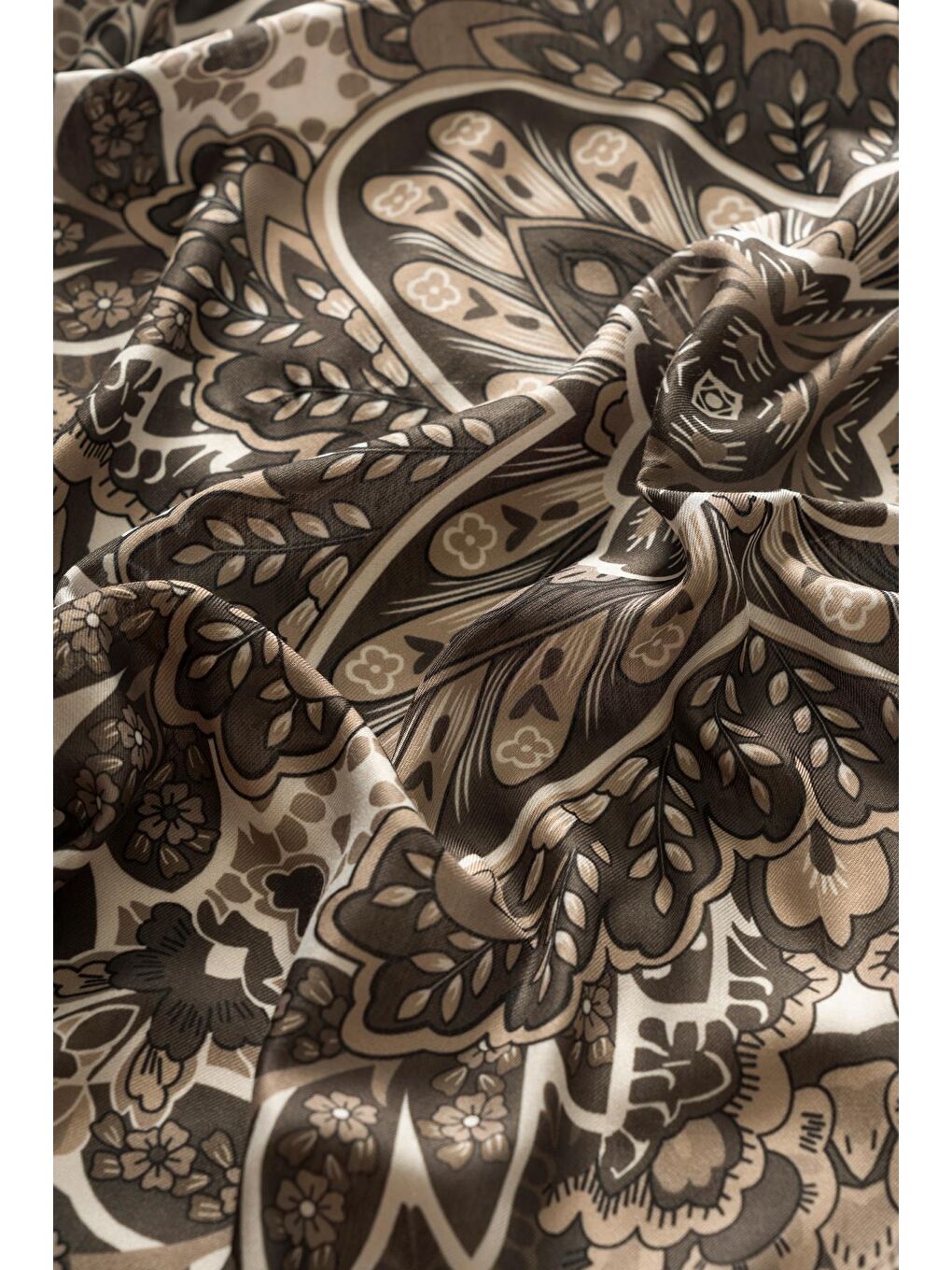 Kahverengi Kadın Capua Soft Eşarp-2