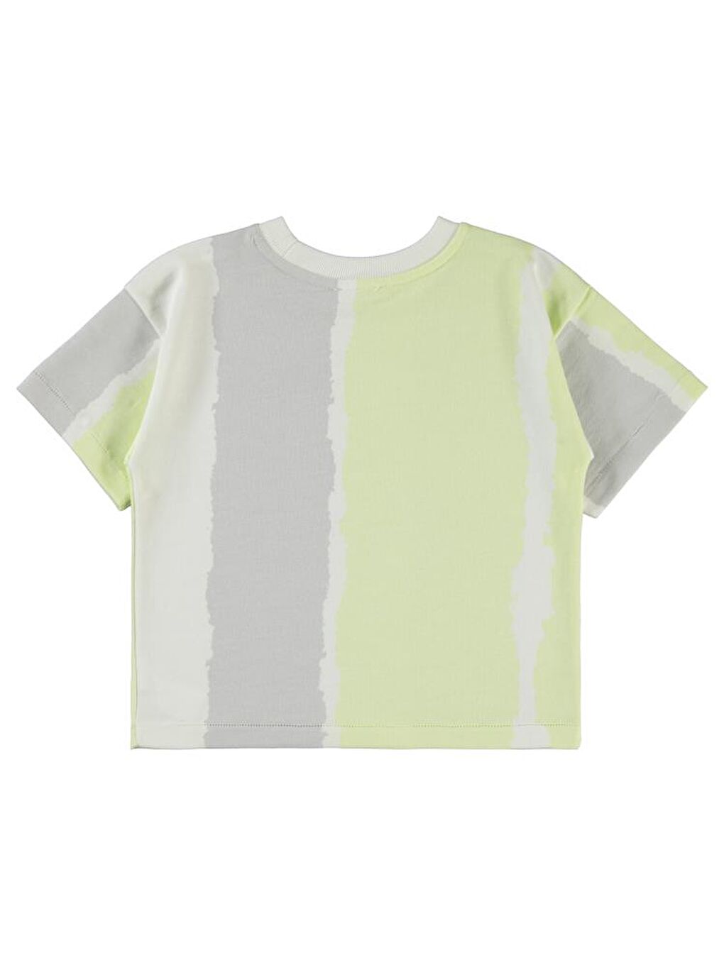 Ekru Boys Dikey Batik Empirme 10-13 Yaş Tişört-2