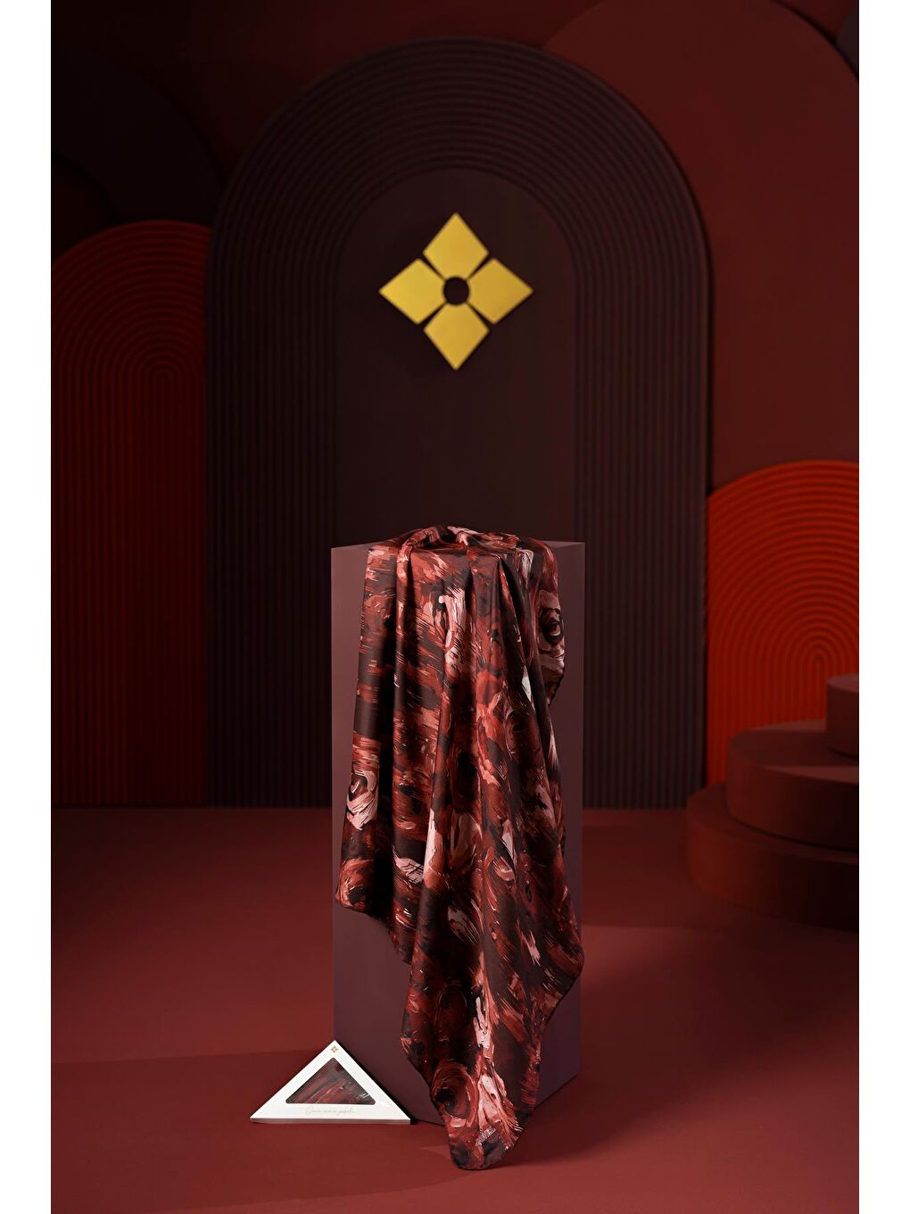 Bordo Kadın Millas Soft Eşarp