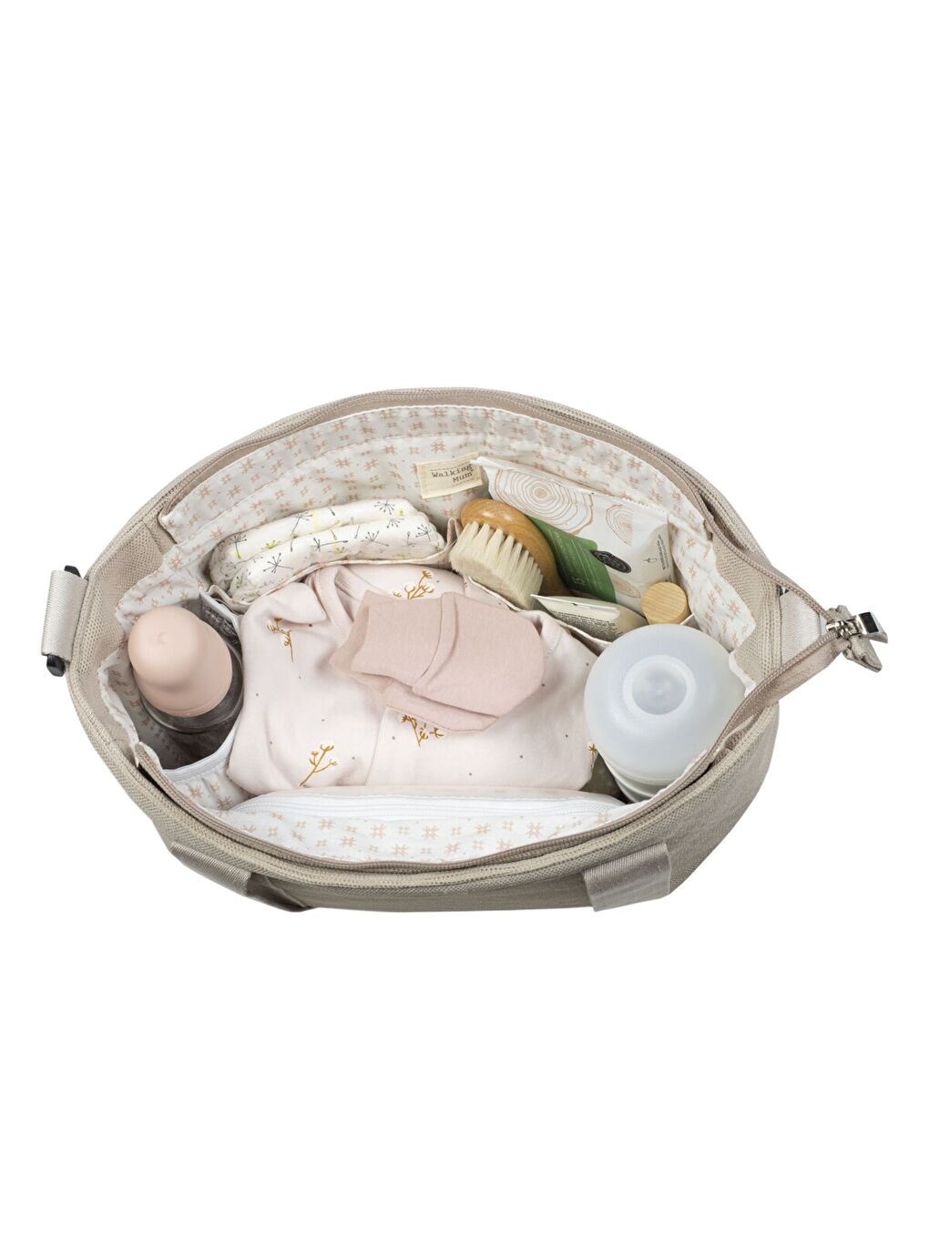 Eco Mum Crossbody Bebek Bakım Çantası Apricot-8