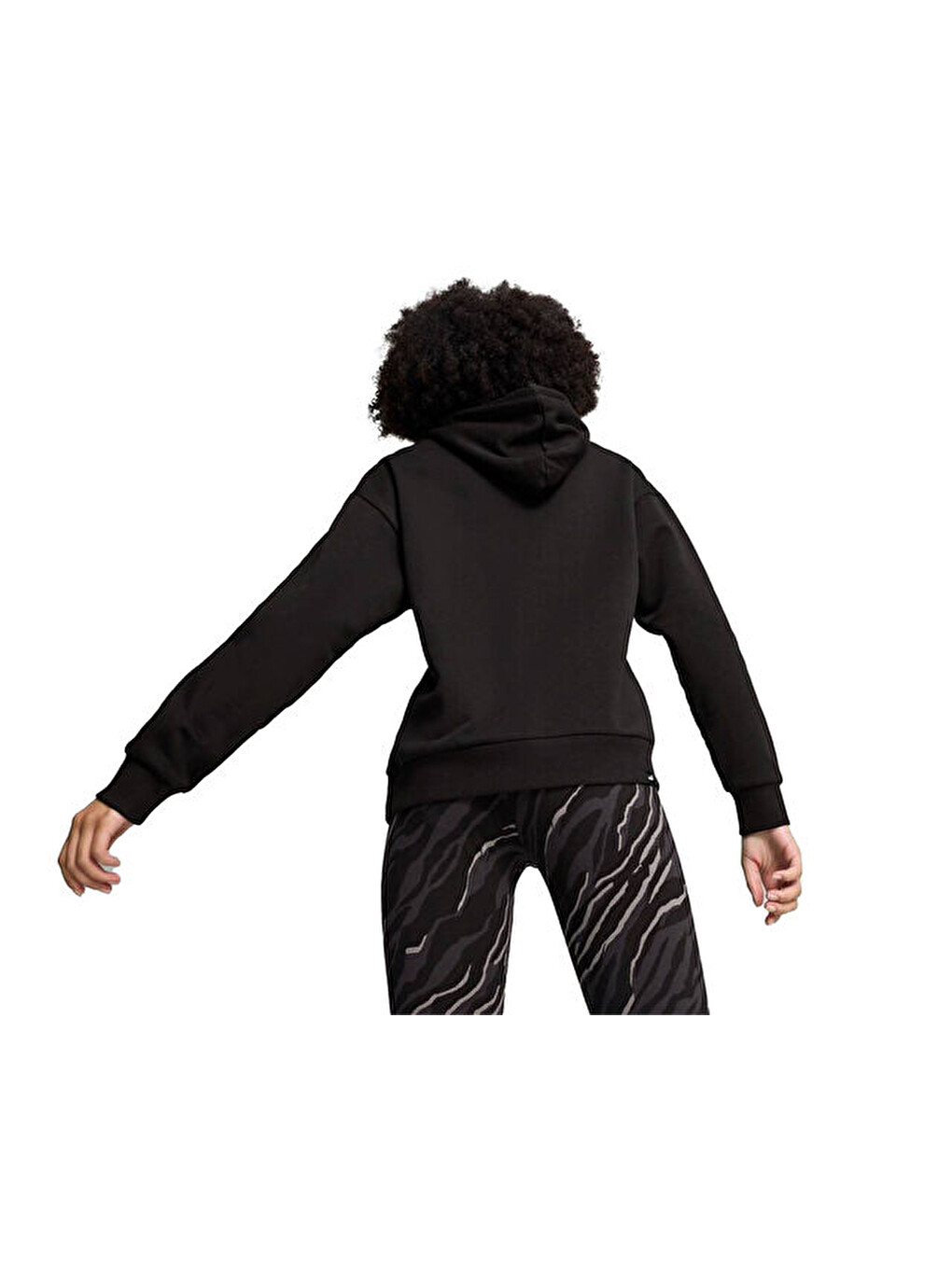 Ess+ Animal Hoodie Fl Kadın Günlük Sweatshirts 68149201 Siyah-1