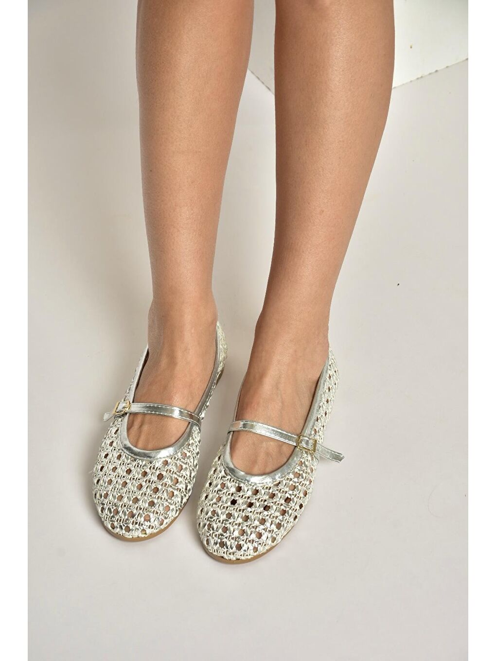 Gri Gümüş Kadın Babet Y267272709-1