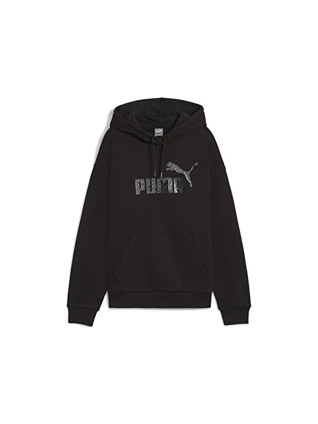 Ess+ Animal Hoodie Fl Kadın Günlük Sweatshirts 68149201 Siyah-5