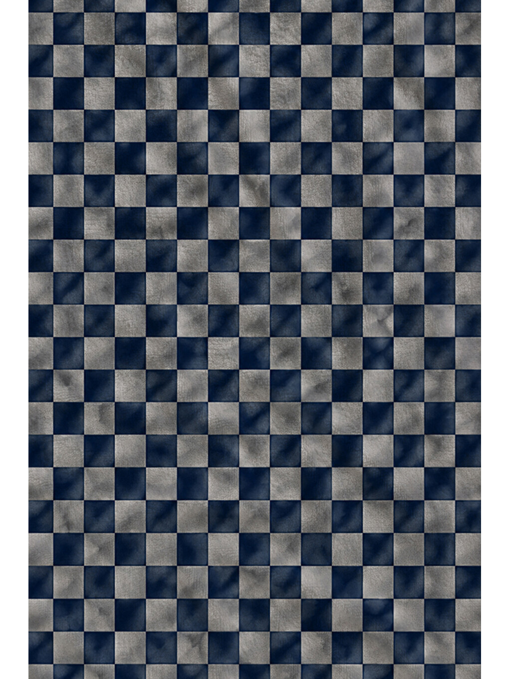 Modern Lacivert Mavi Damalı Kareli Desenli 70x150 Plaj Havlusu - Dijital Baskılı Banyo Havlusu-2