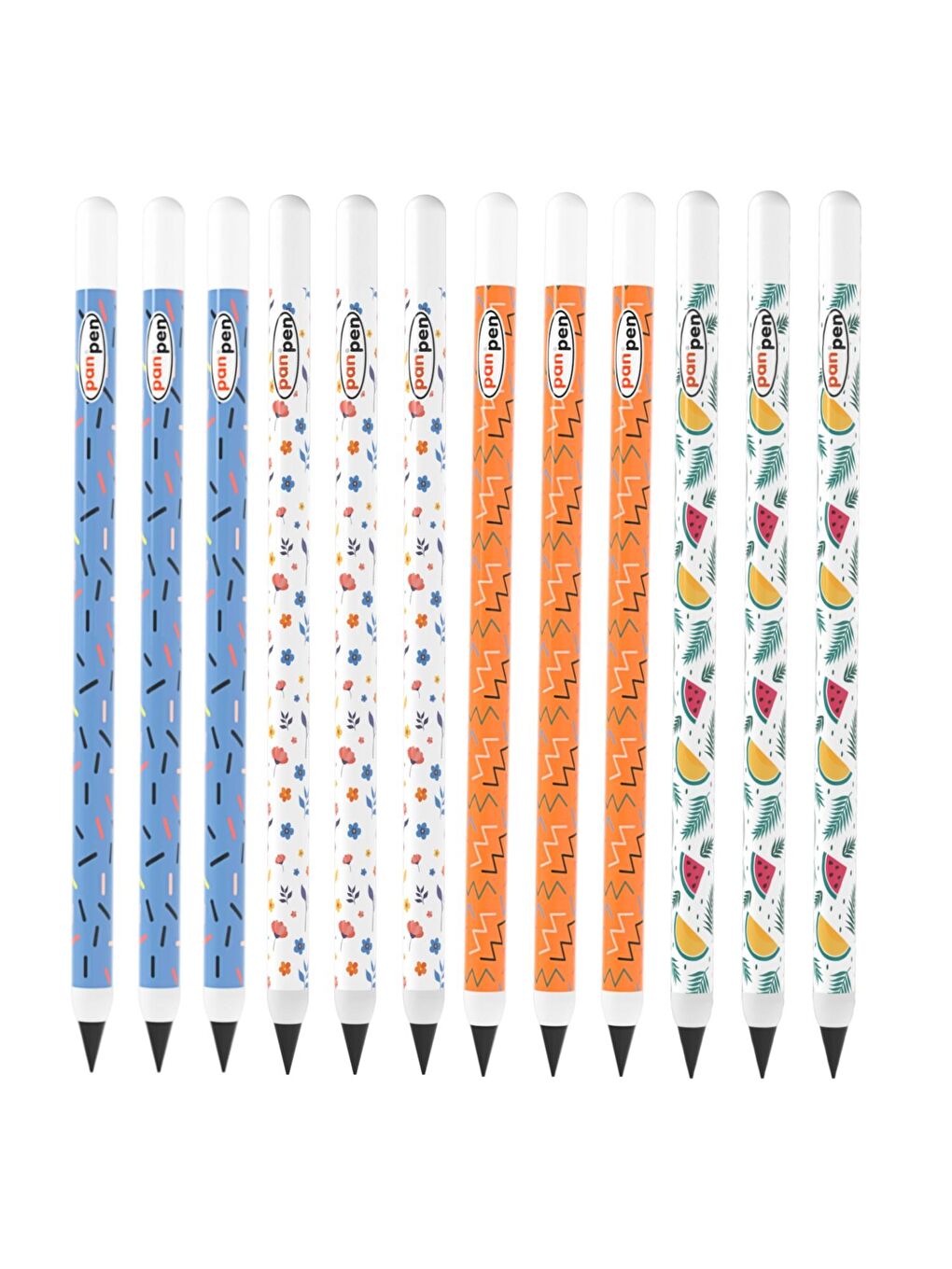 Panpen Neşeli Desenler Serisi Bitmeyen Kurşun Kalem (PAN719) 12 Adet