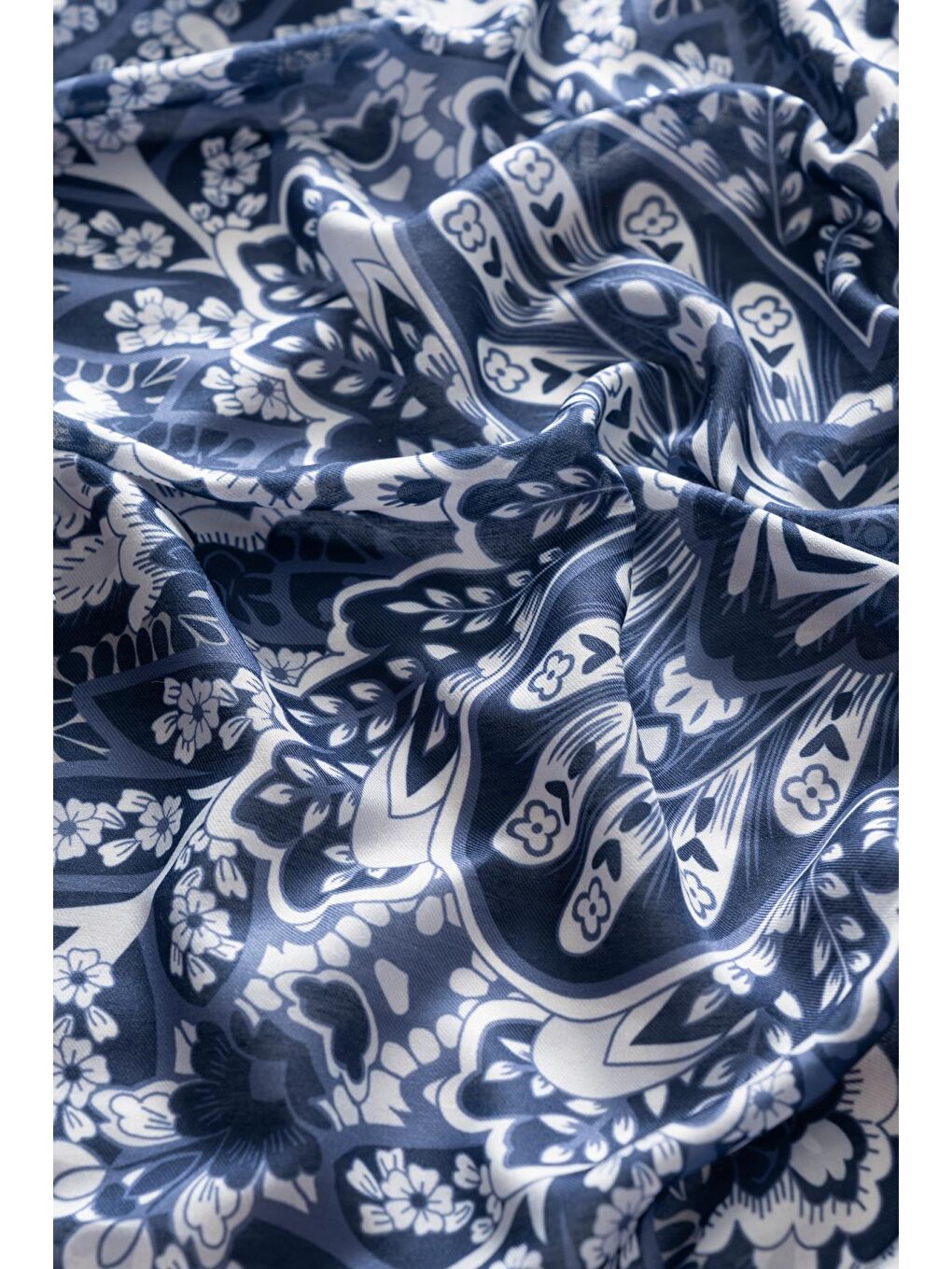 Lacivert Kadın Capua Soft Eşarp-2