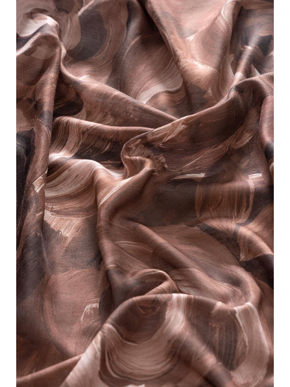 Kahverengi Kadın Mirla Soft Eşarp-2