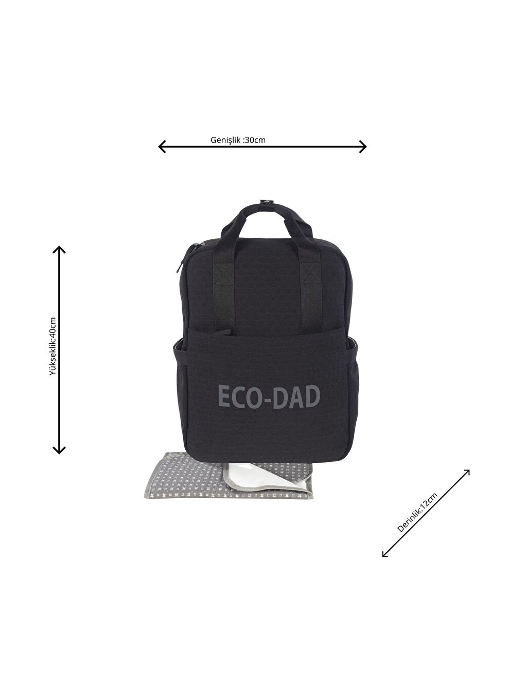 Eco Mum XL Bebek Bakım Baba Çantası-1