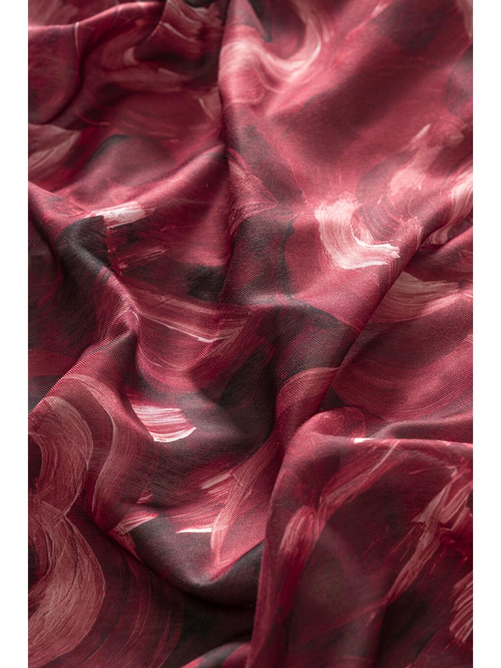 Bordo Kadın Marla Soft Şal-3