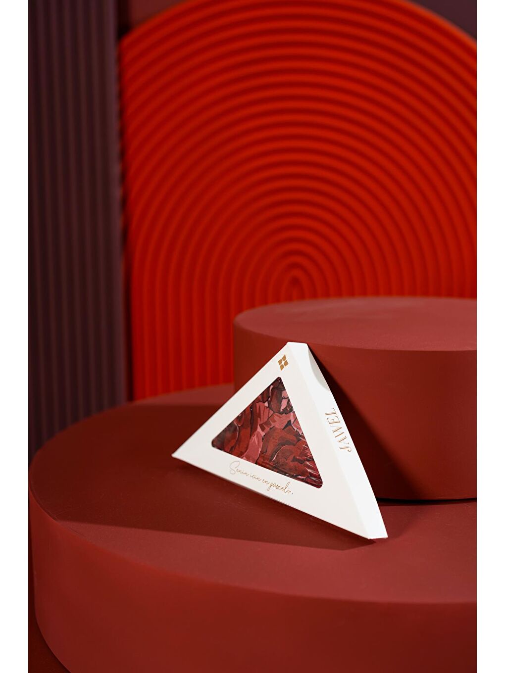 Bordo Kadın Marla Soft Şal-2