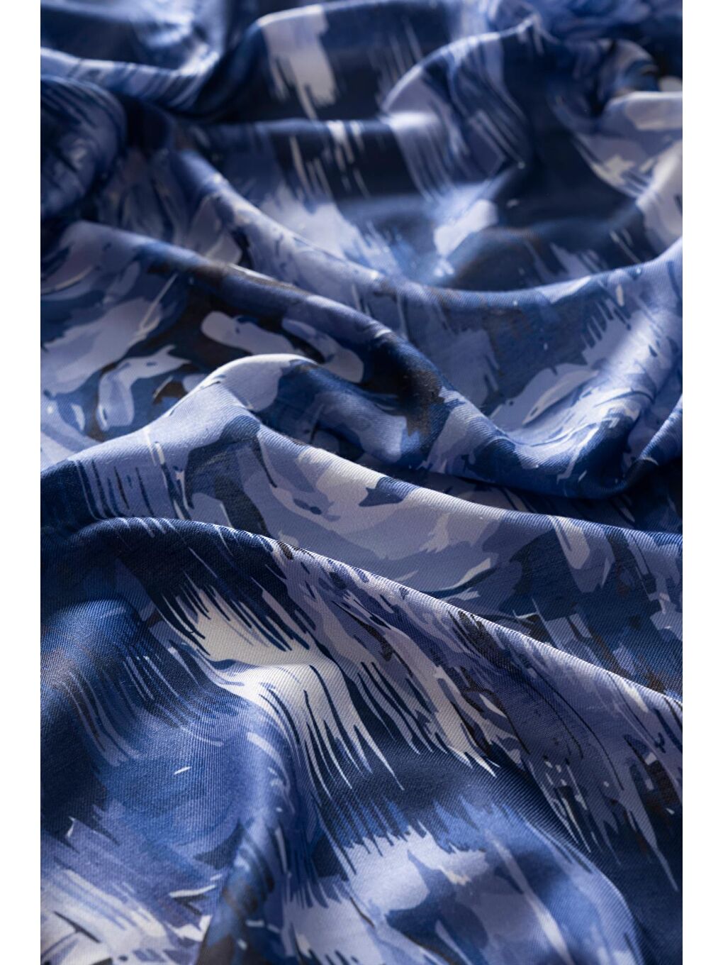 Lacivert Kadın Millas Soft Eşarp-2