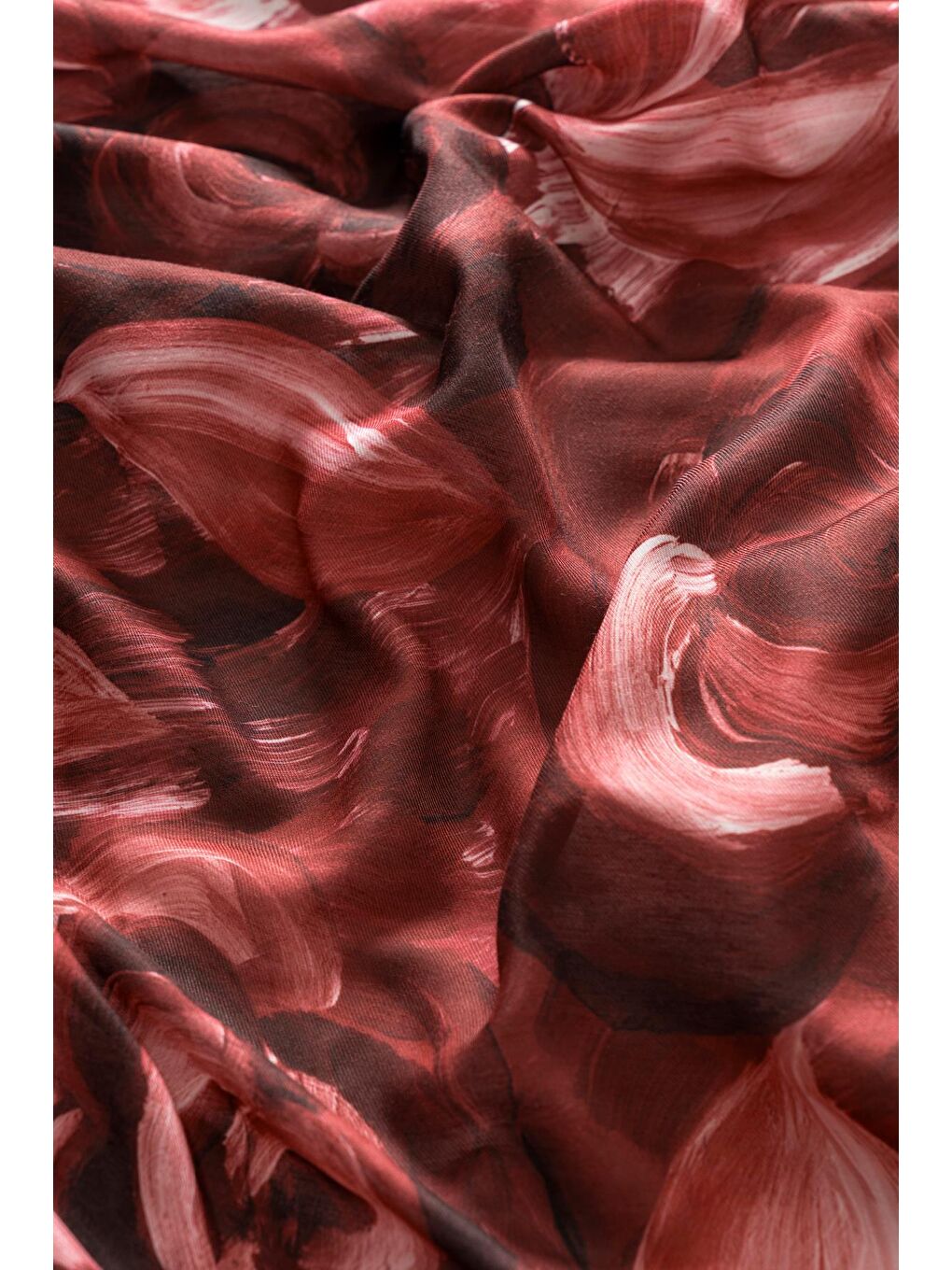 Bordo Kadın Marla Soft Şal-3