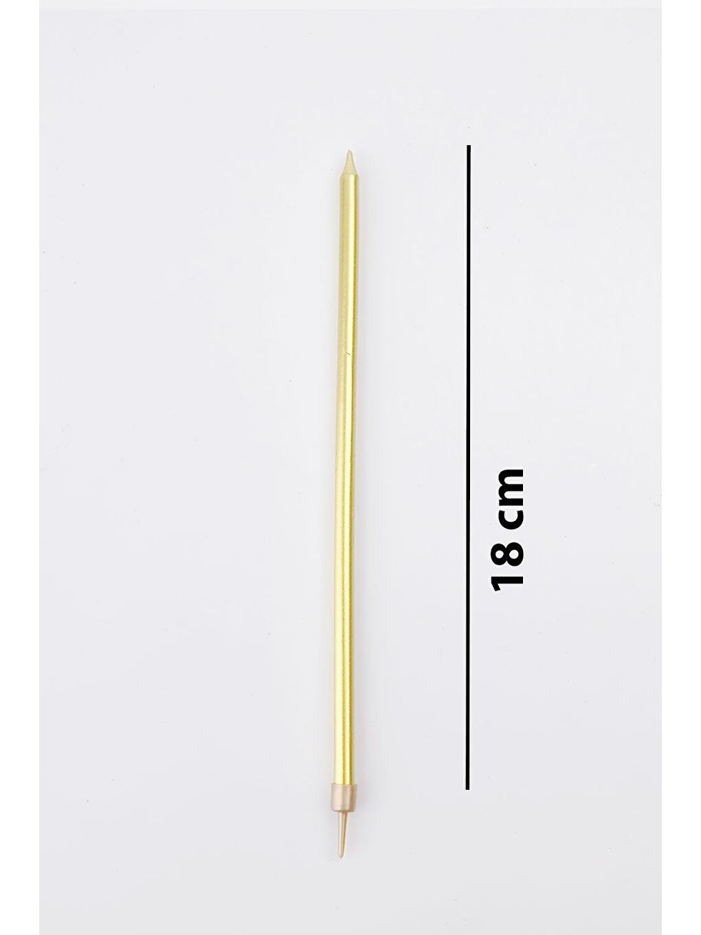 Sarı Altın 6'lı Doğum Günü Mumu-1